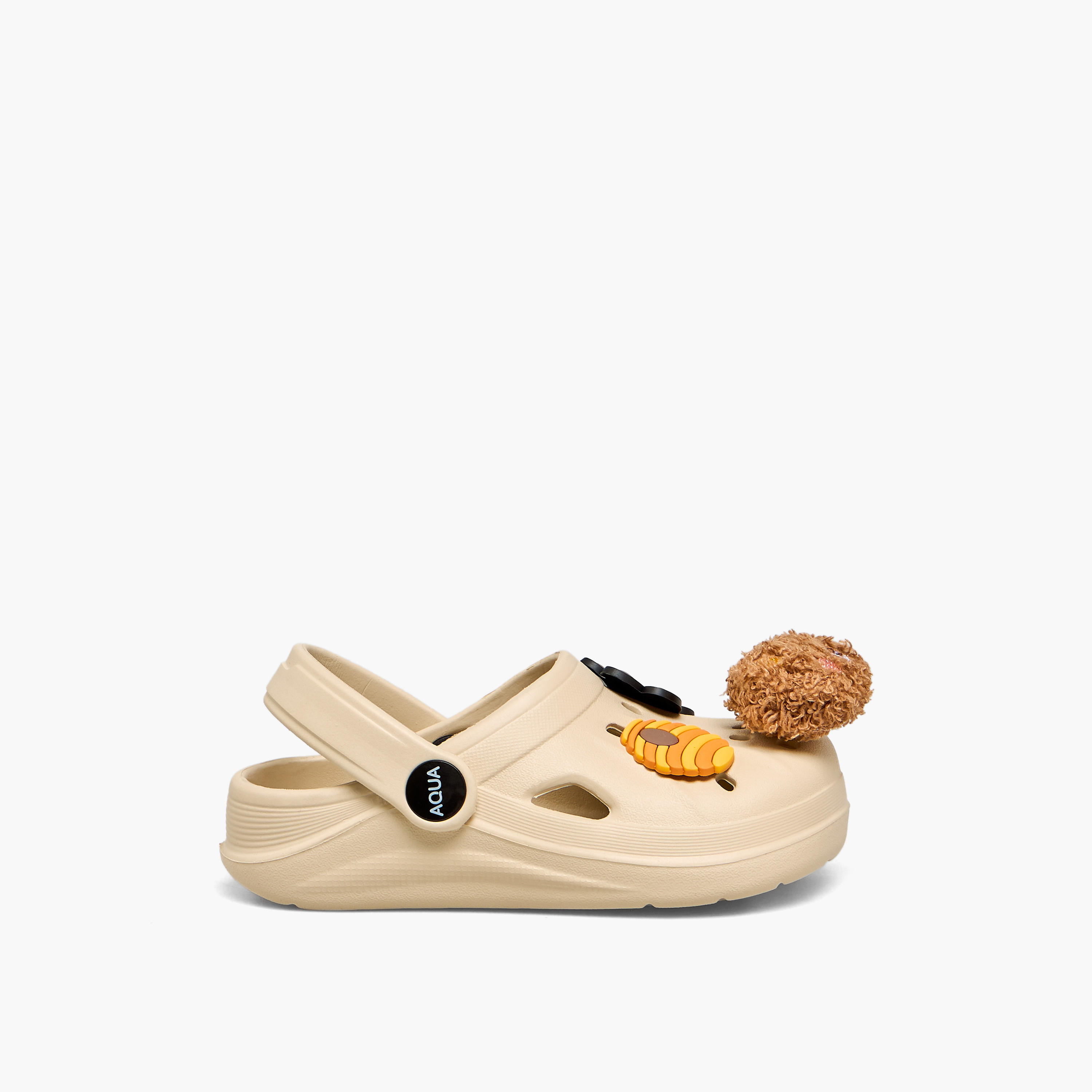 صندل كلوج بزخارف دب للبنات من أكوا-girls-shoes-flipflopsandslides-image-3