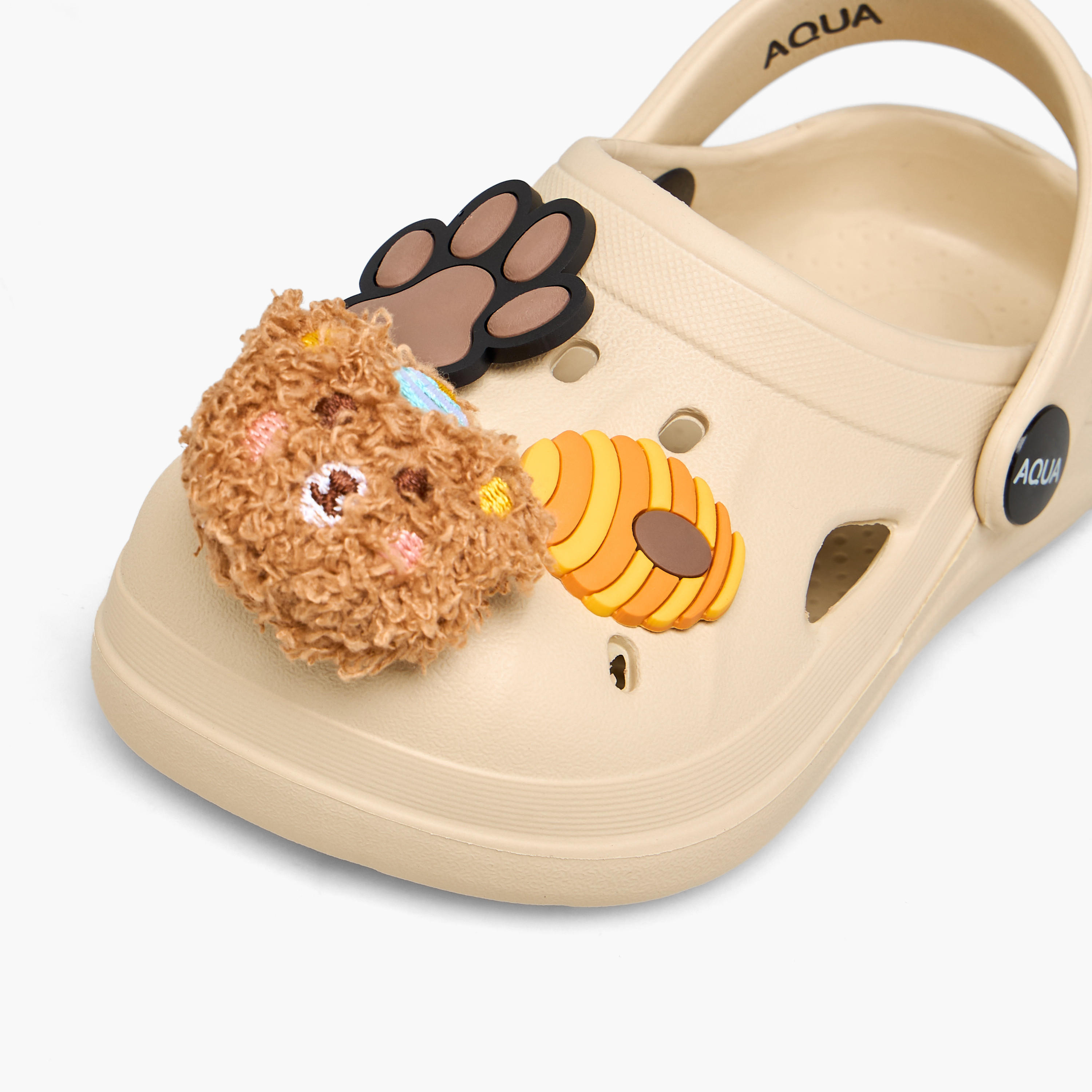 صندل كلوج بزخارف دب للبنات من أكوا-girls-shoes-flipflopsandslides-image-4