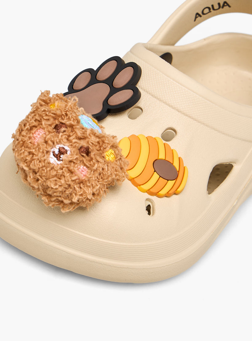 صندل كلوج بزخارف دب للبنات من أكوا-girls-shoes-flipflopsandslides-image-4