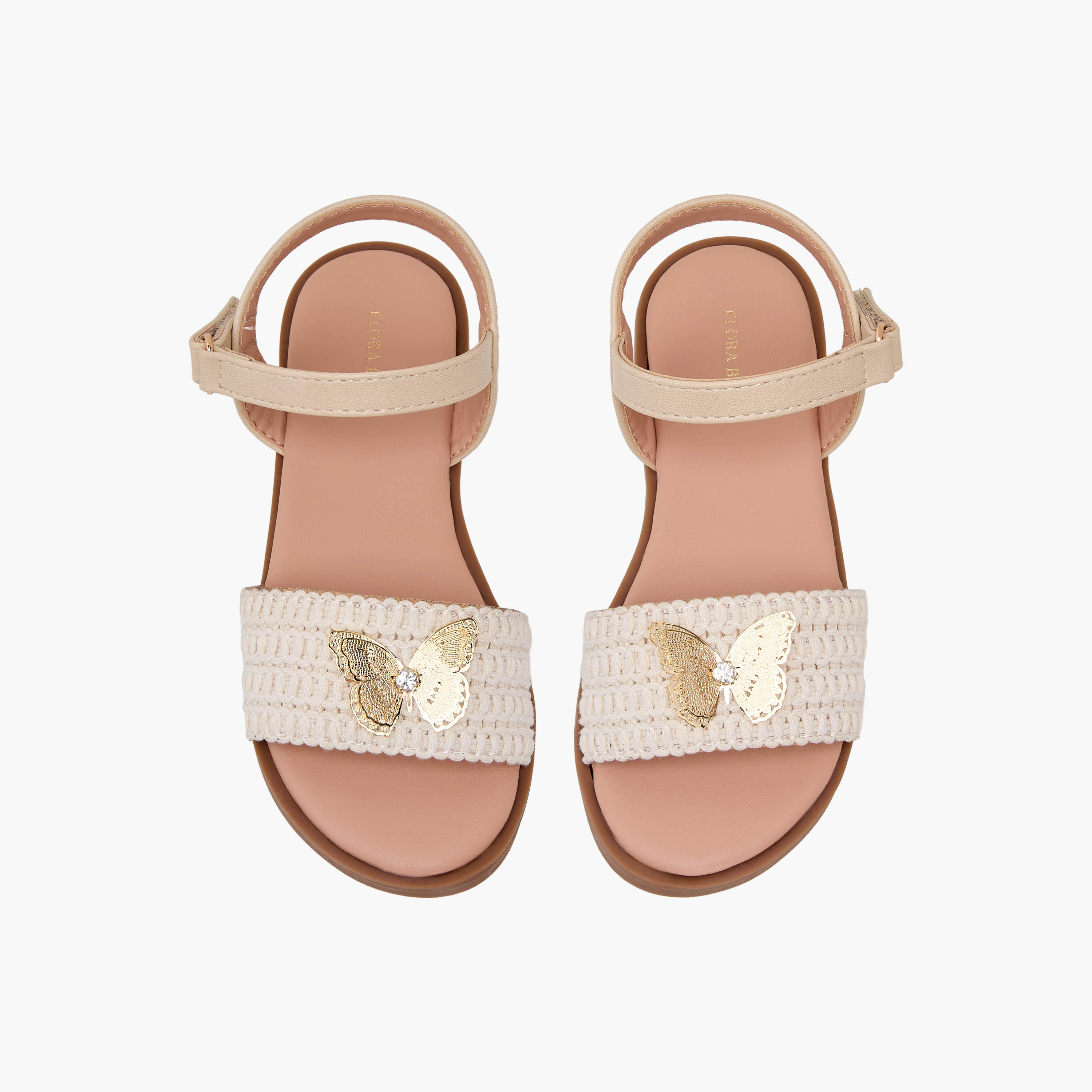 Flora Bella Girls Hook & Loop Sandals-girls-shoes-sandals-image-1