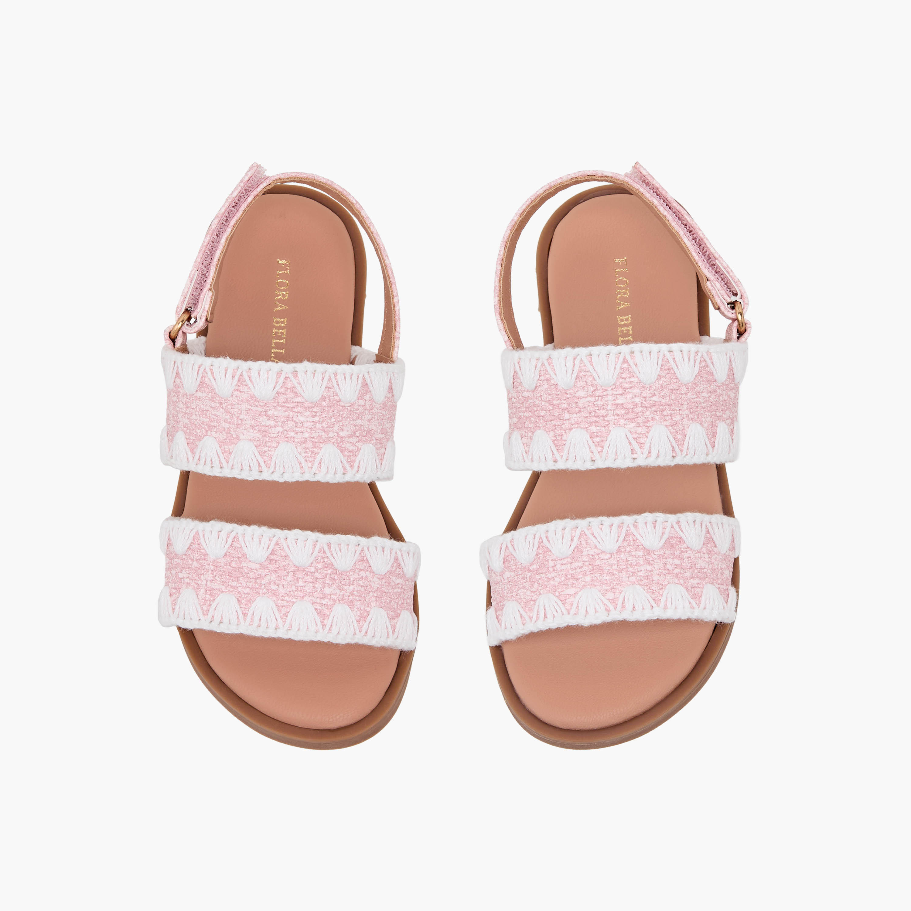 Flora Bella Girls Hook & Loop Sandals-girls-shoes-sandals-image-1