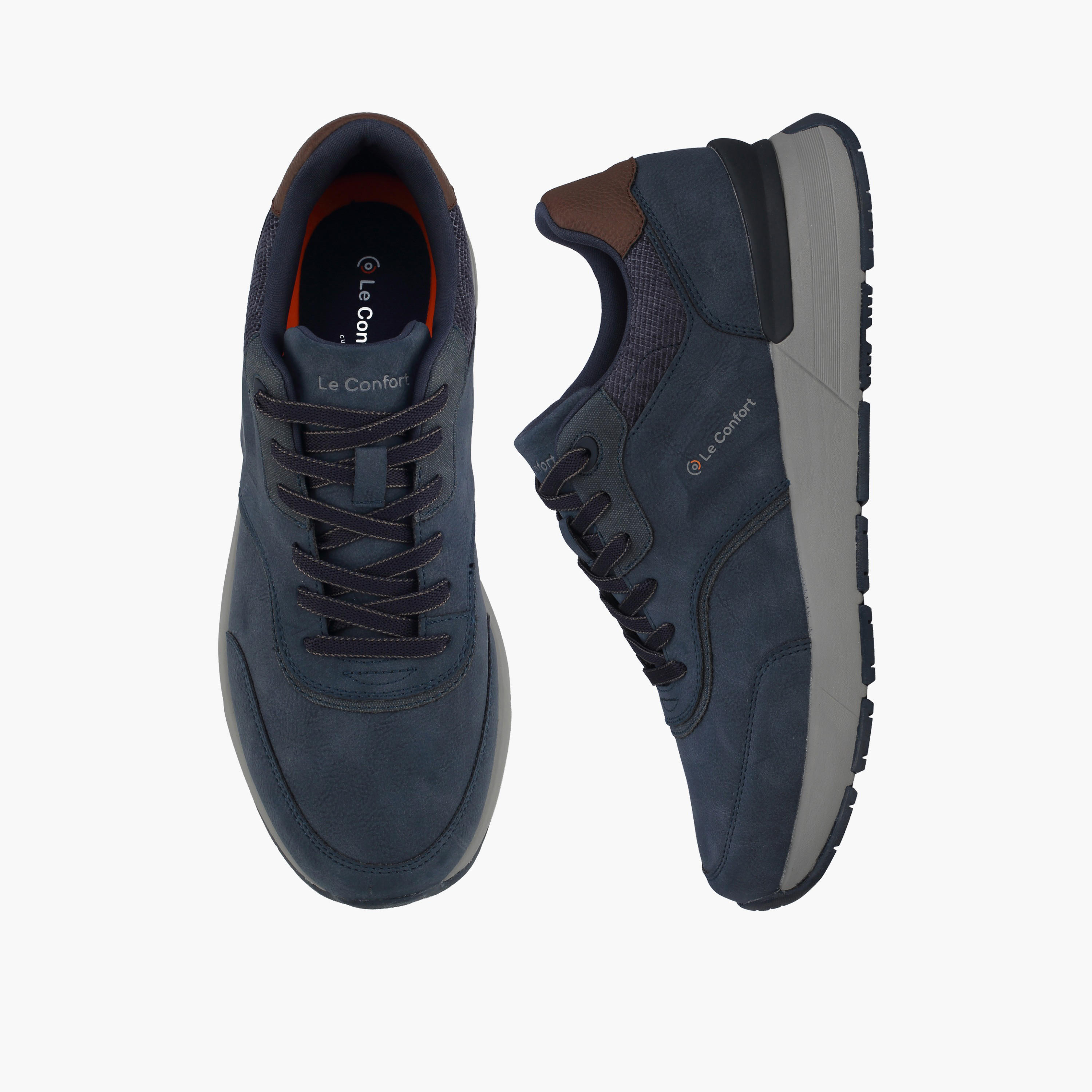 حذاء سنيكرز بطول الكاحل ورباط إغلاق للرجال من لو كونفورت-men-shoes-sneakers-image-1