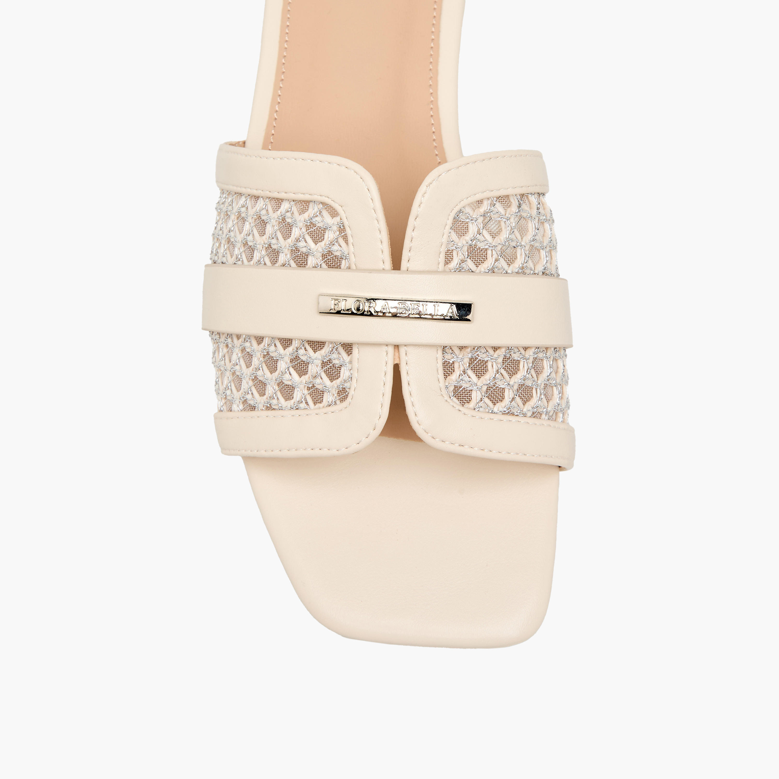 صندل بتفاصيل شبك للنساء من فلورا بيلا-women-shoes-flats-sandals-image-4