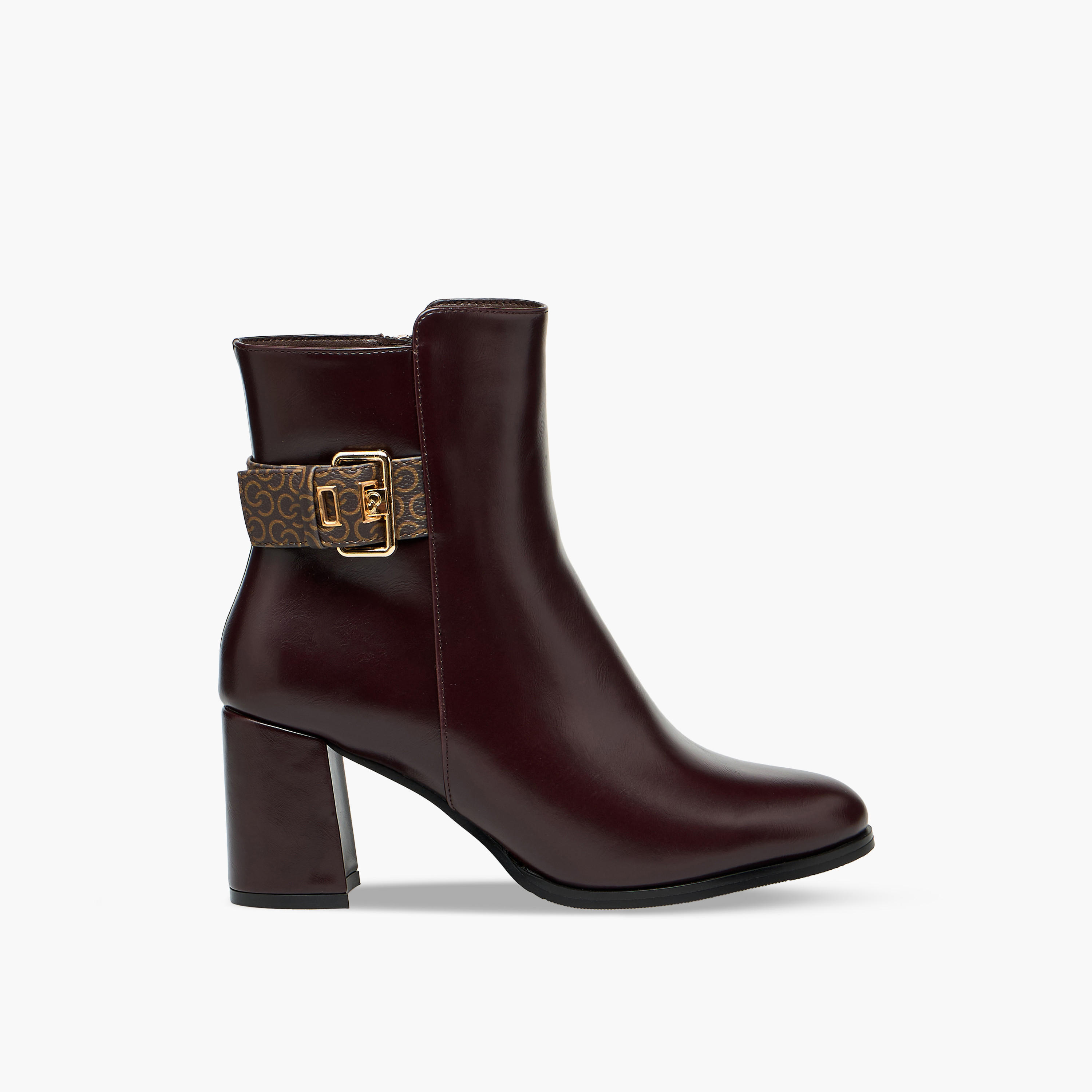 Celeste Women Buckled Block Heel Boots-women-shoes-boots-image-3