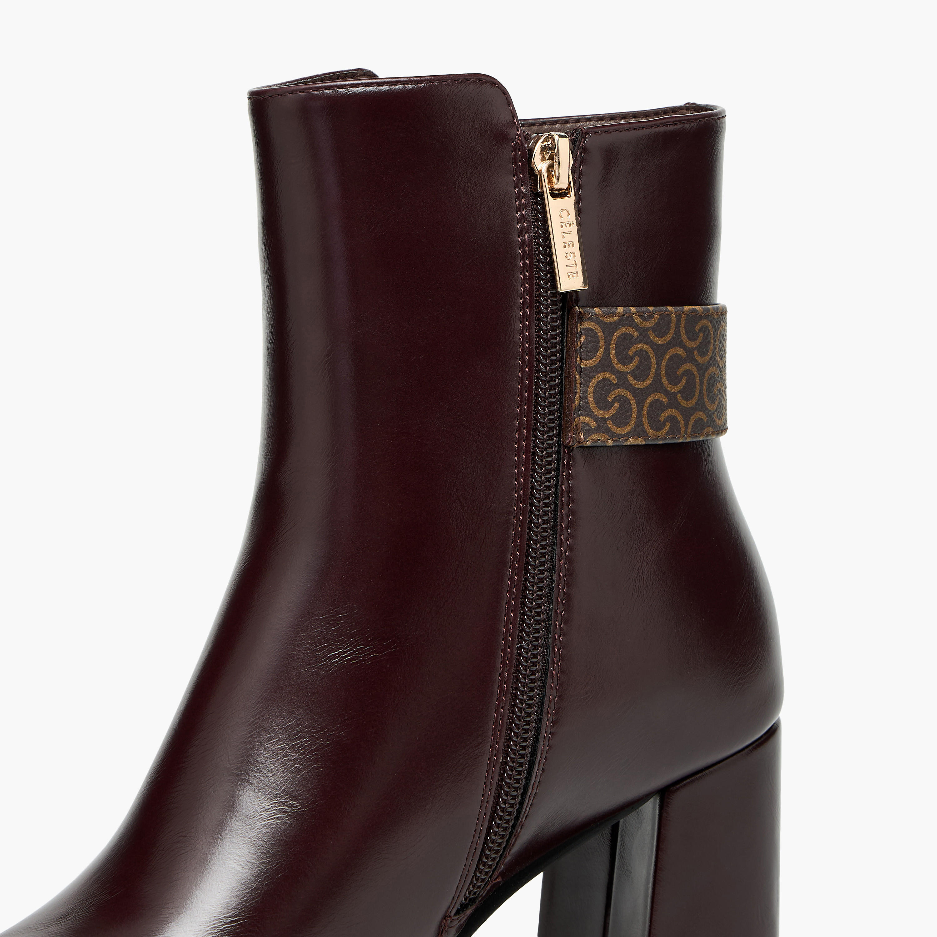 Celeste Women Buckled Block Heel Boots-women-shoes-boots-image-7