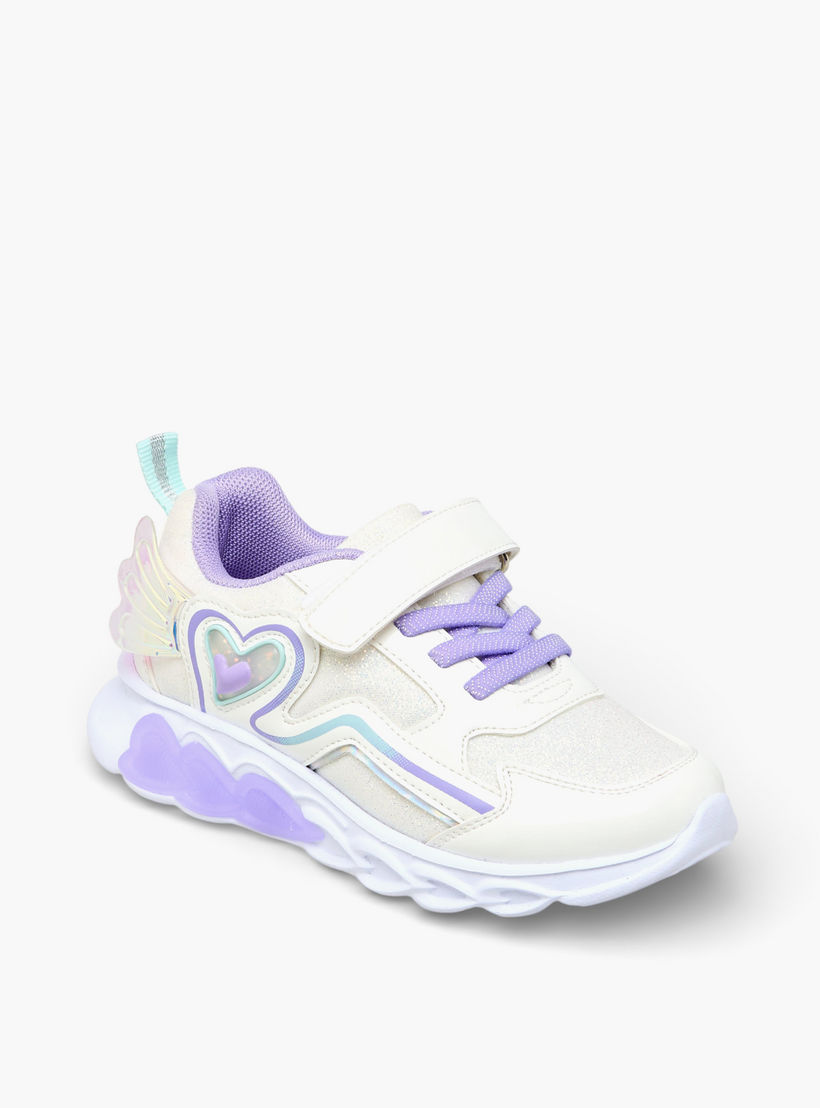 حذاء سنيكرز مضئ بطول الكاحل للبنات من فلورا بيلا-girls-shoes-sneakers-image-2