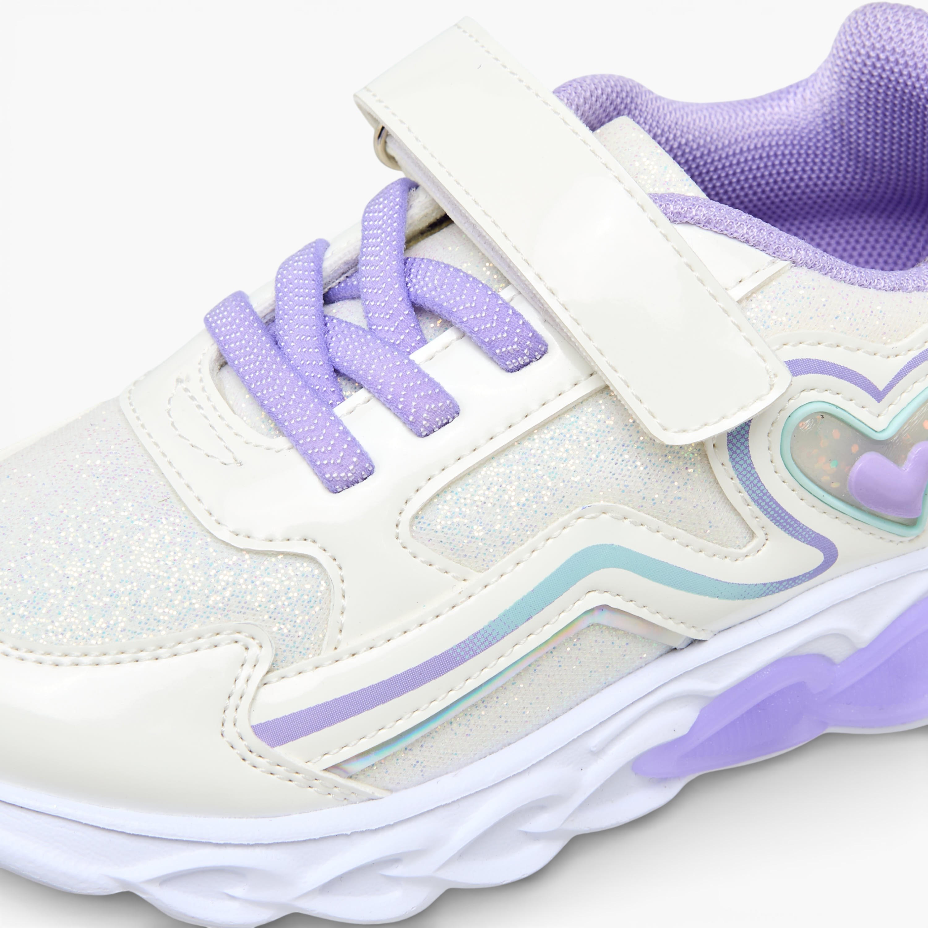 حذاء سنيكرز مضئ بطول الكاحل للبنات من فلورا بيلا-girls-shoes-sneakers-image-4