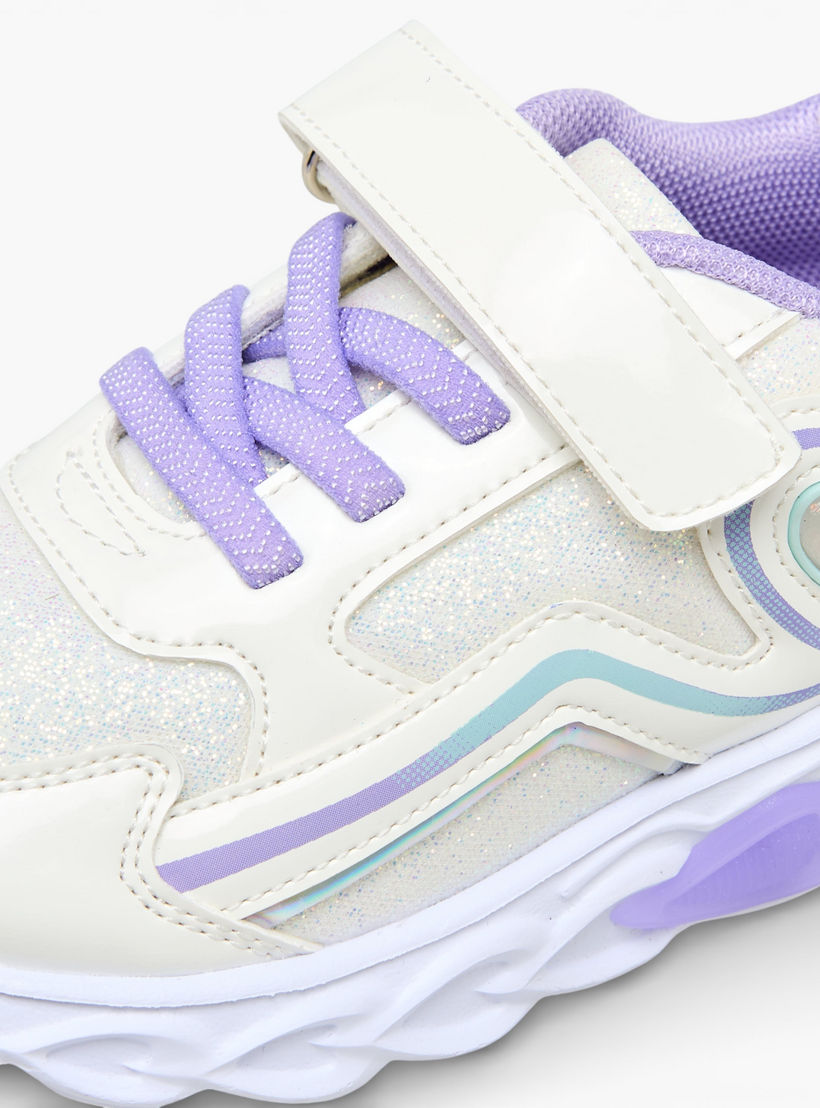 حذاء سنيكرز مضئ بطول الكاحل للبنات من فلورا بيلا-girls-shoes-sneakers-image-4