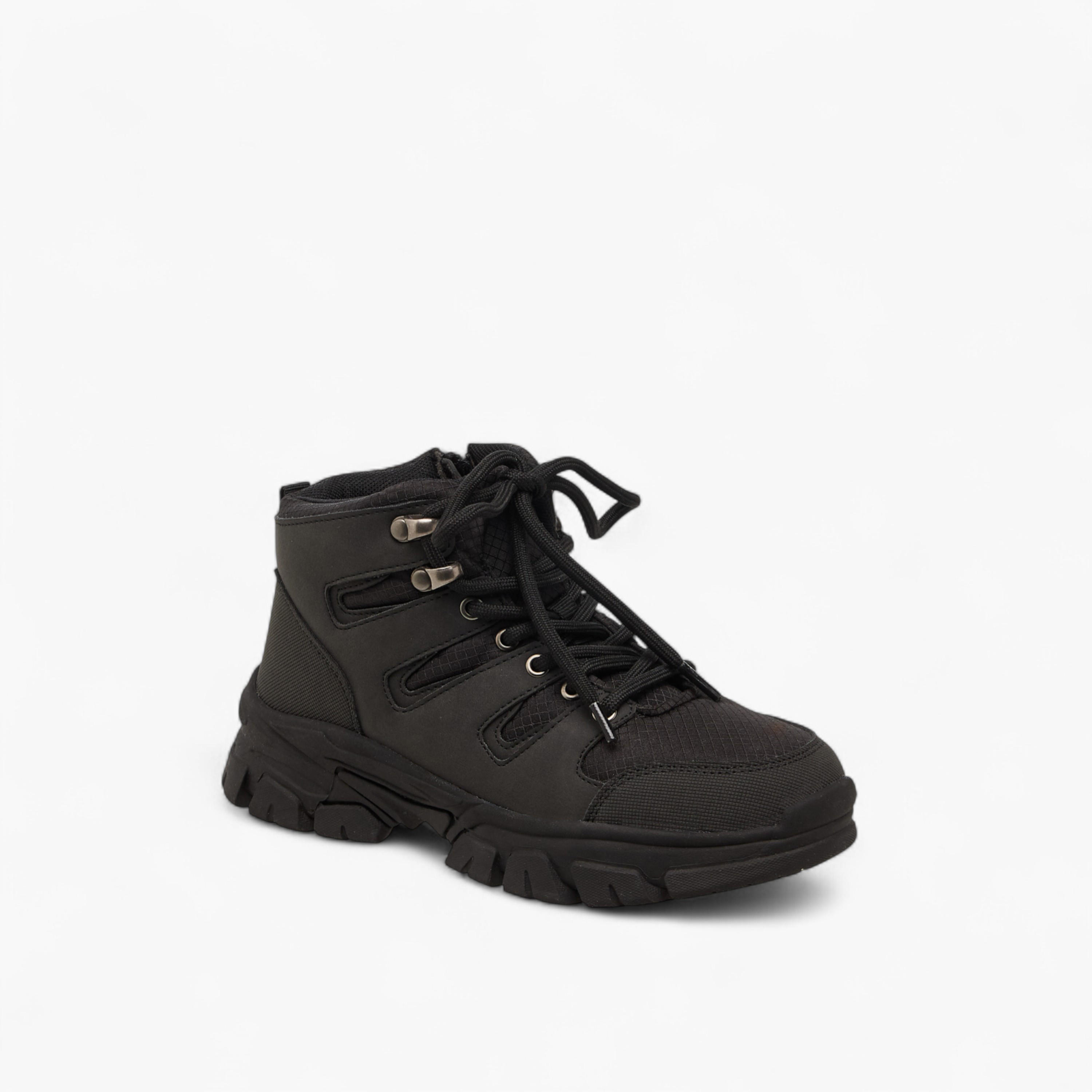 LBL by Shoexpress Panelled Boots with Zip Closure-boys-shoes-boots-image-2