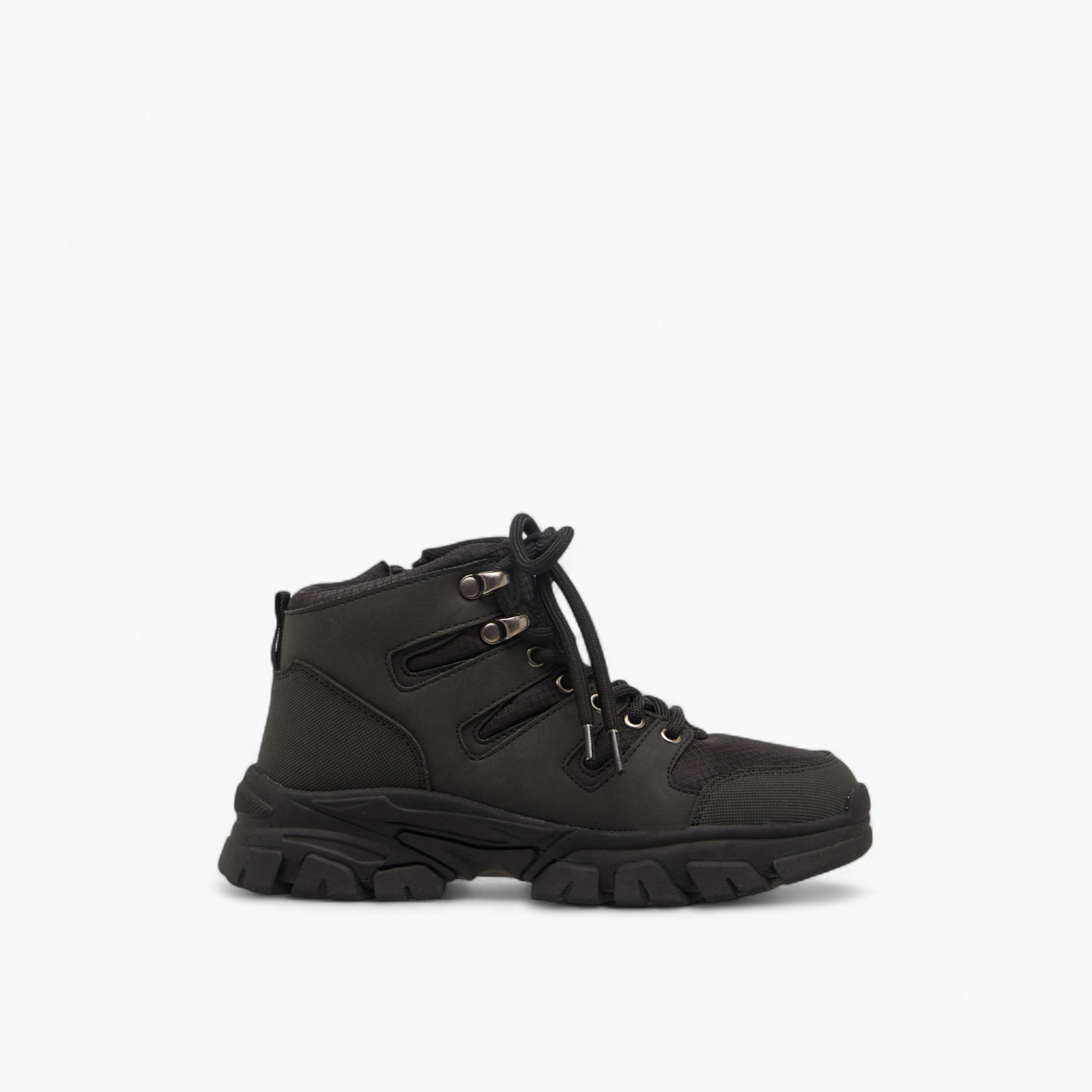 LBL by Shoexpress Panelled Boots with Zip Closure-boys-shoes-boots-image-3