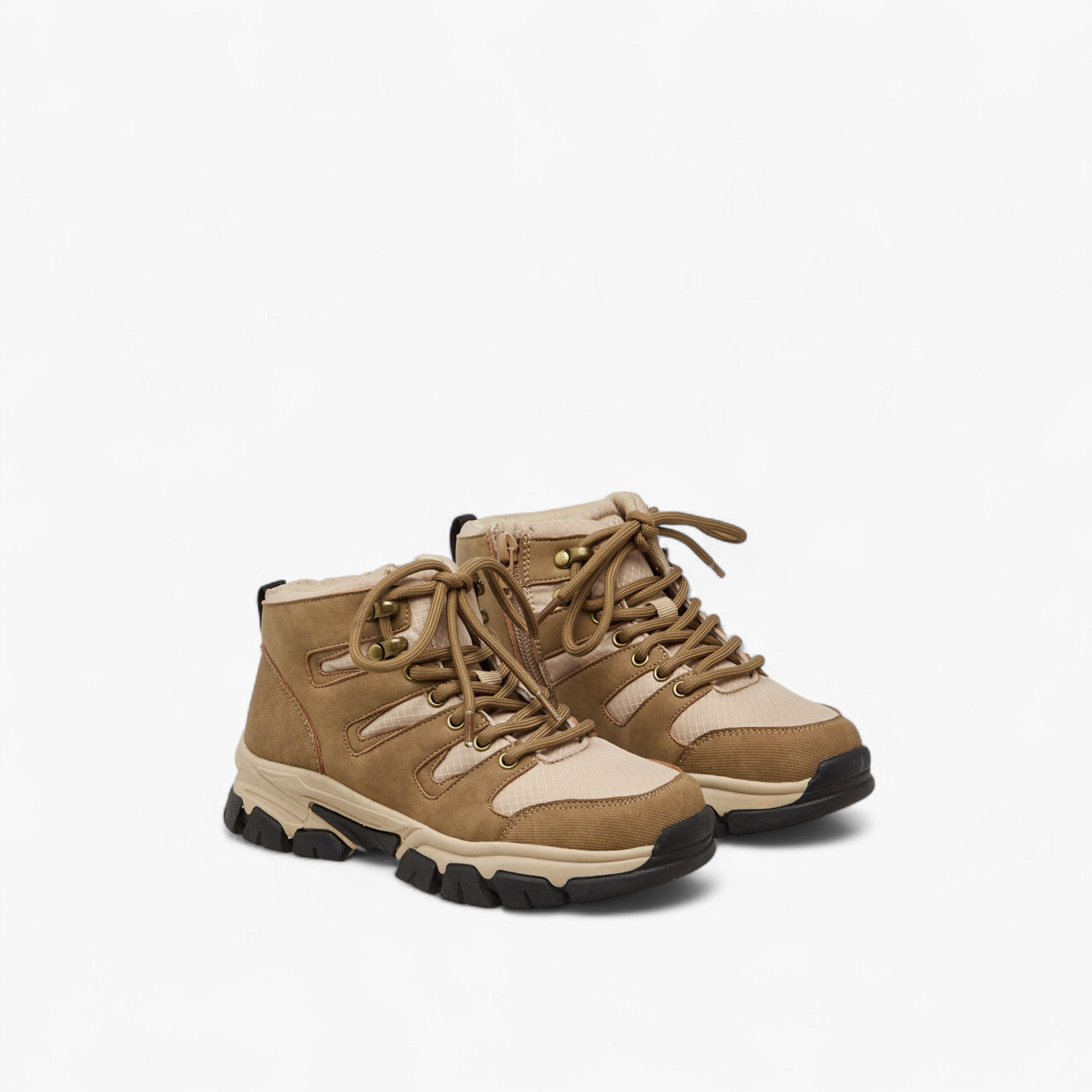 LBL by Shoexpress Colourblock Boots with Zip Closure-boys-shoes-boots-image-1