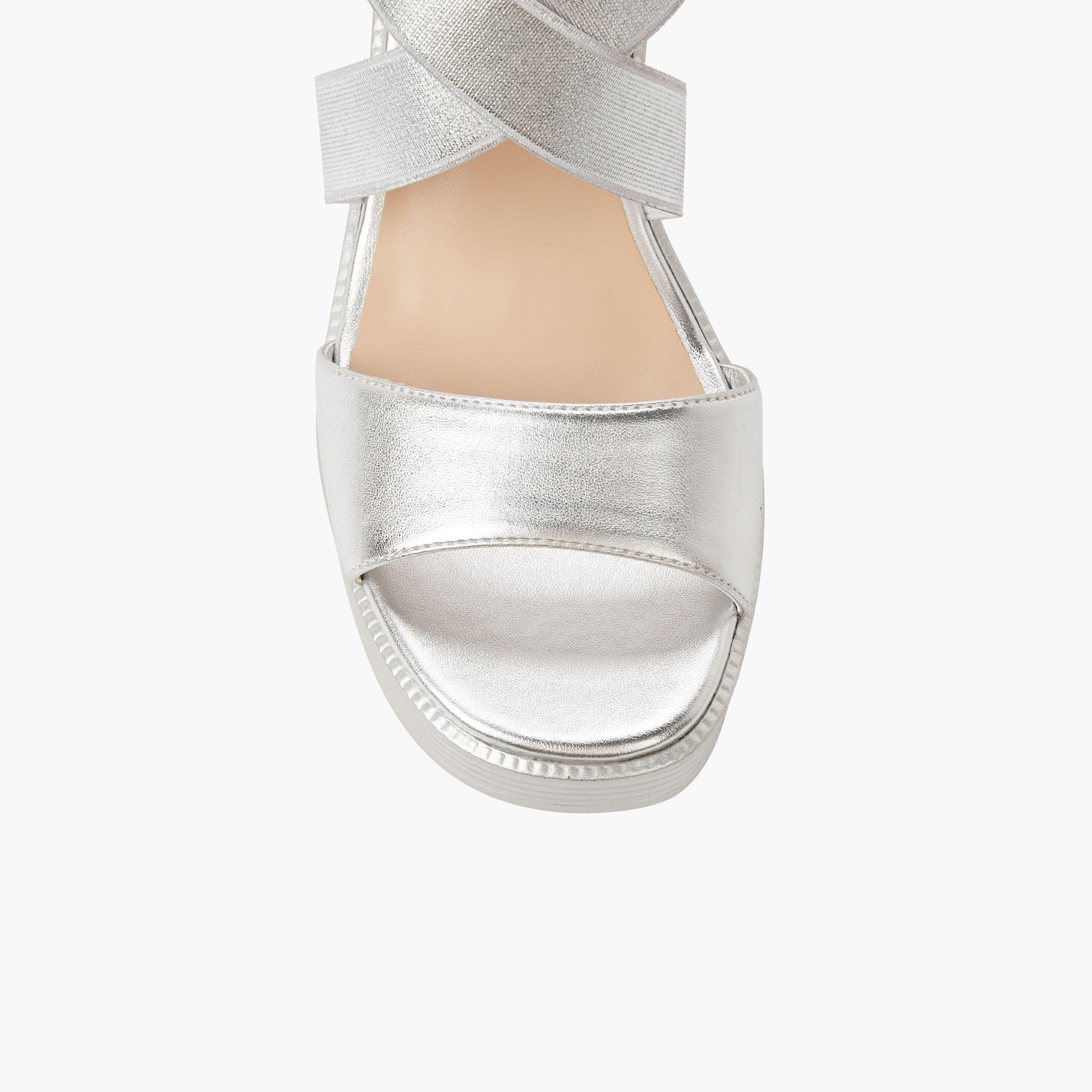 صندل معدني خفيف الوزن بكعب عريض وأشرطة متقاطعة مرنة للنساء من شورستيب-women-shoes-sandals-heeled-image-5
