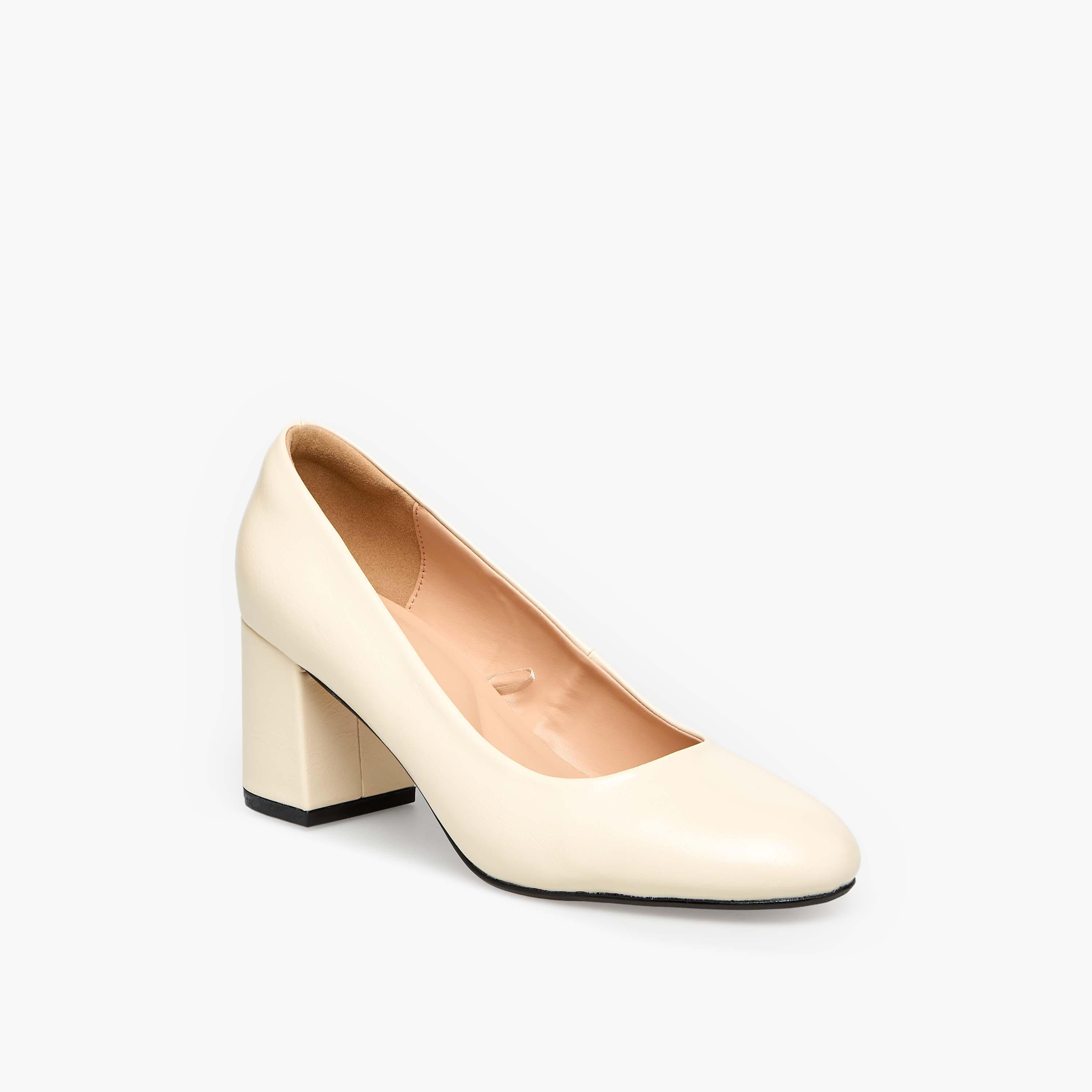حذاء كلاسيكي بكعب عريض للنساء من سيليست-women-shoes-heels-image-2