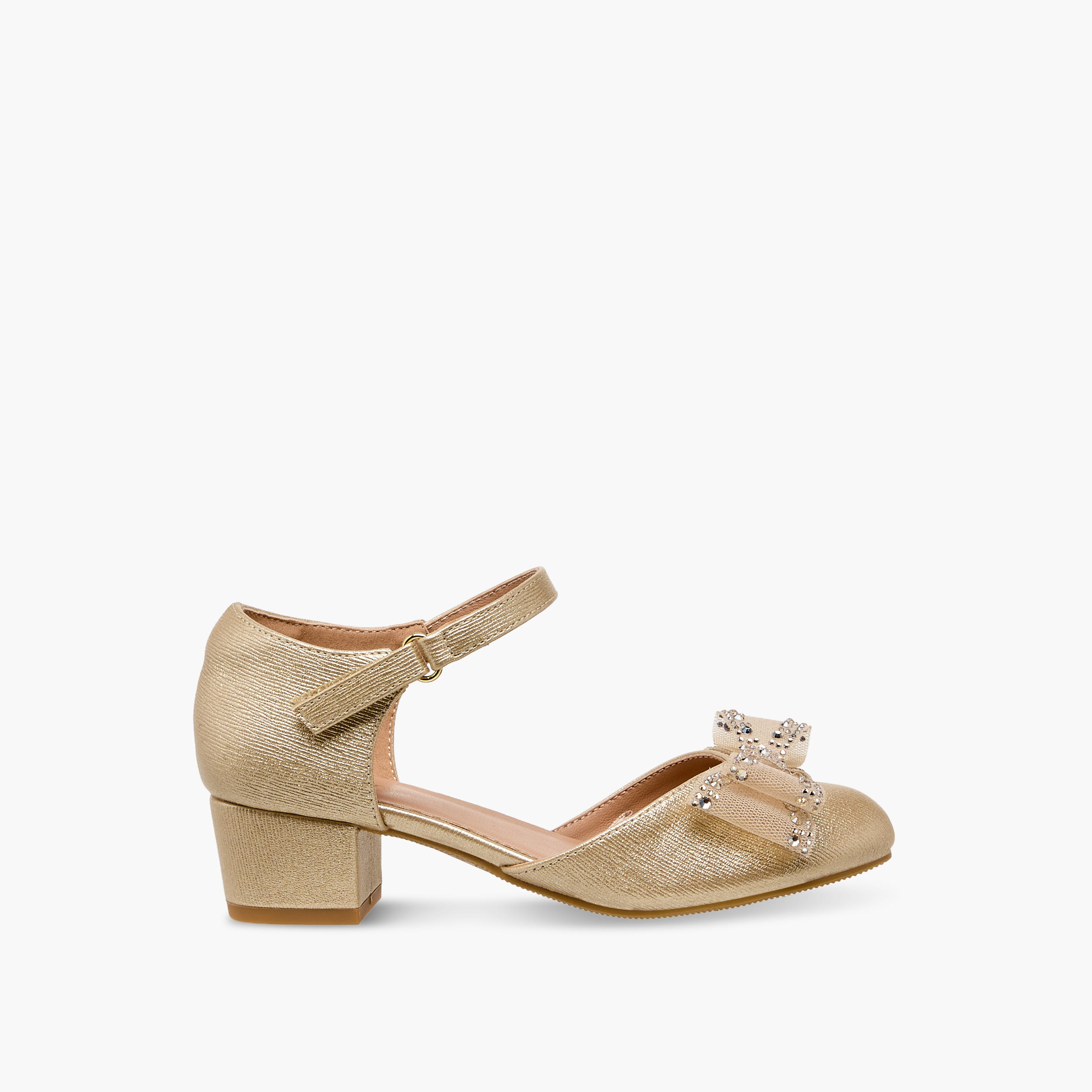 Celeste Girls Block Heel Sandals-girls-shoes-sandals-image-3
