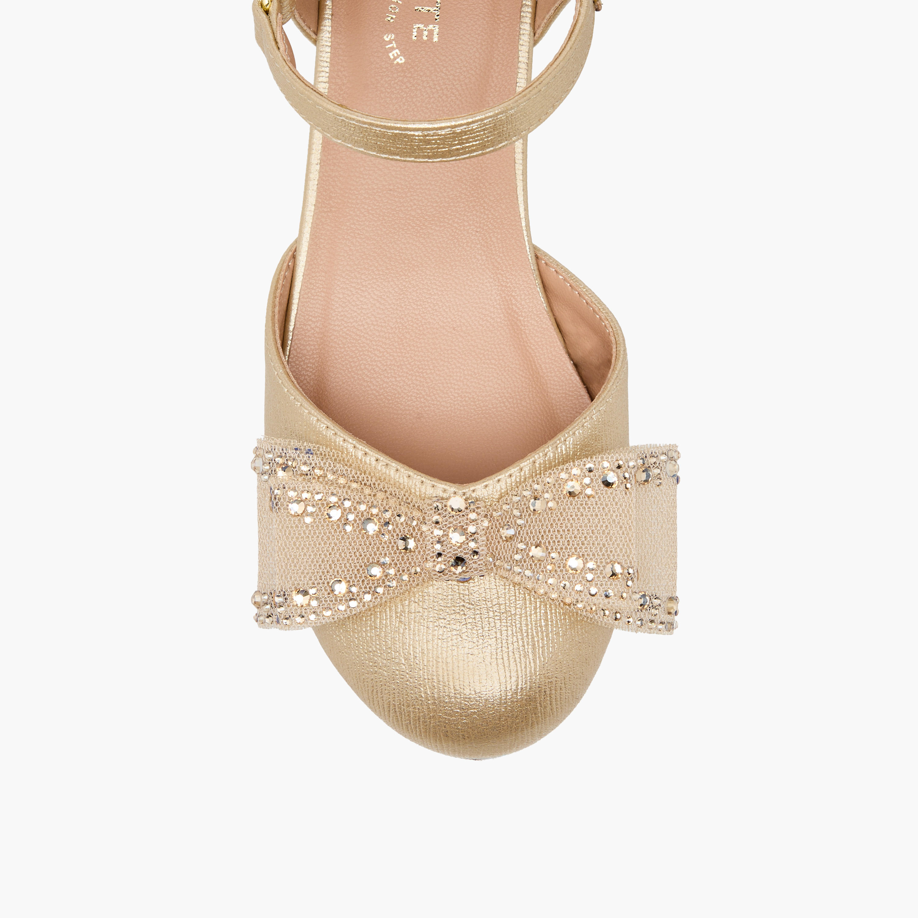 Celeste Girls Block Heel Sandals-girls-shoes-sandals-image-4
