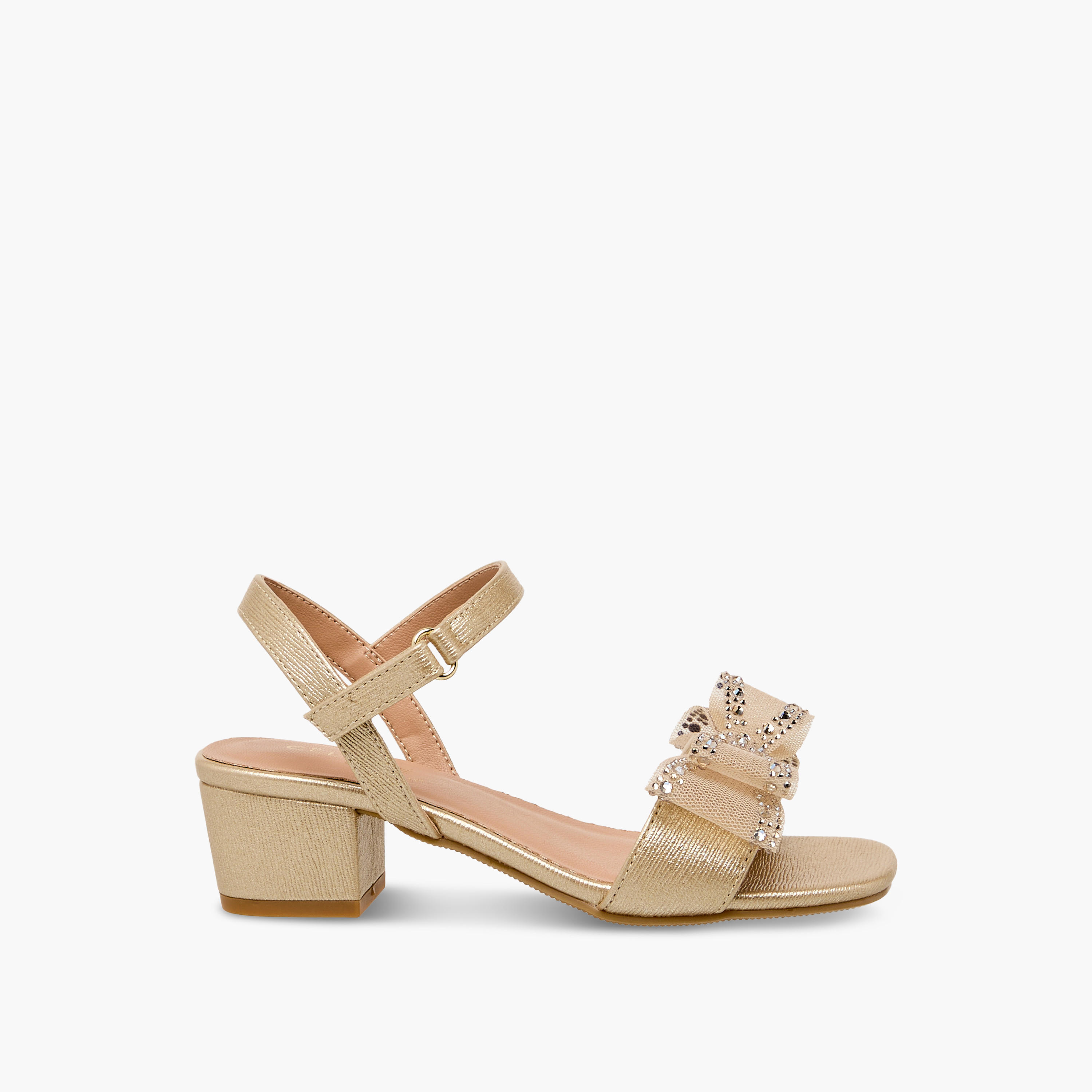 Celeste Girls Bow Embellished Sandals-girls-shoes-sandals-image-3