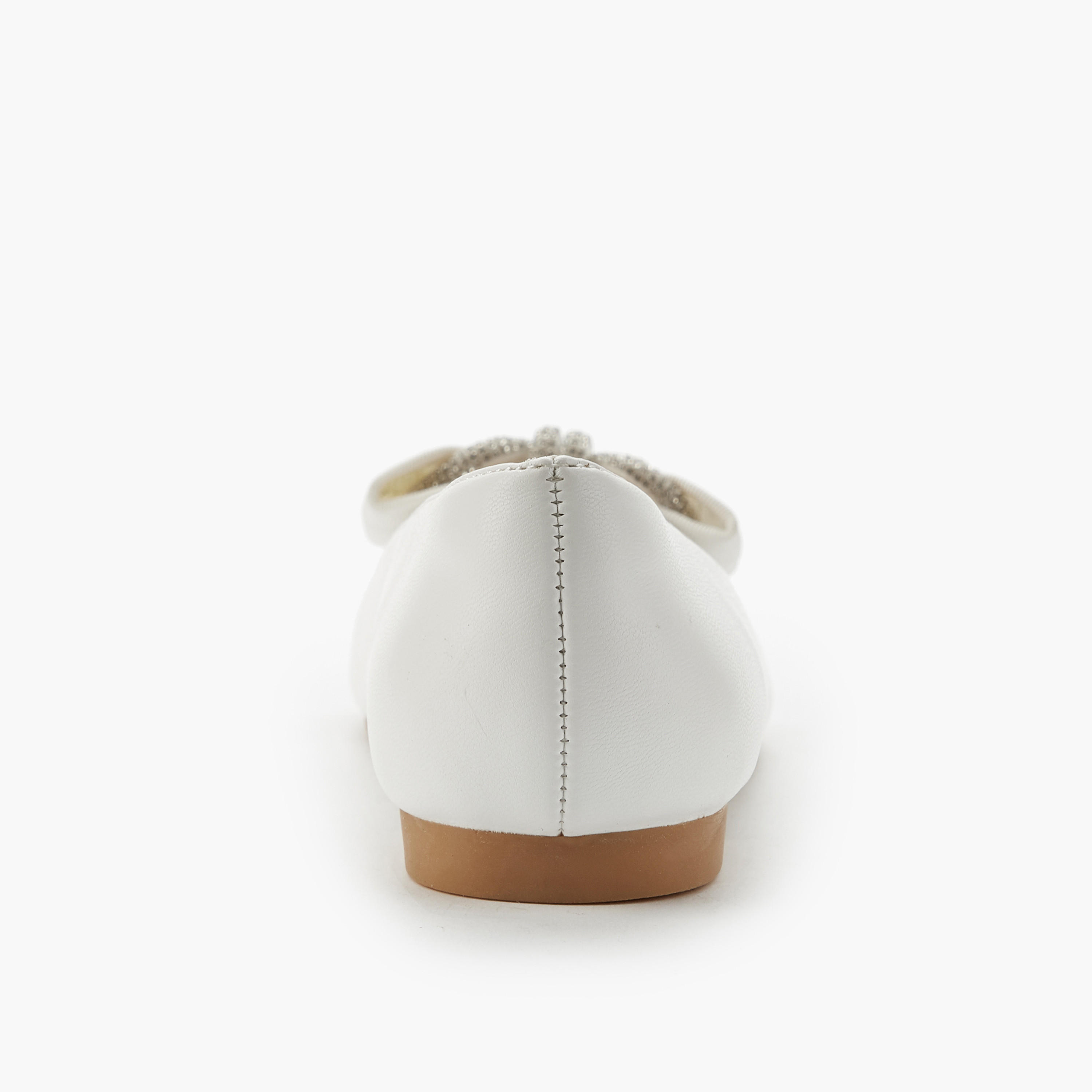 Celeste Girls Bow Embellished Ballerina Shoes-girls-shoes-ballerinas-image-4