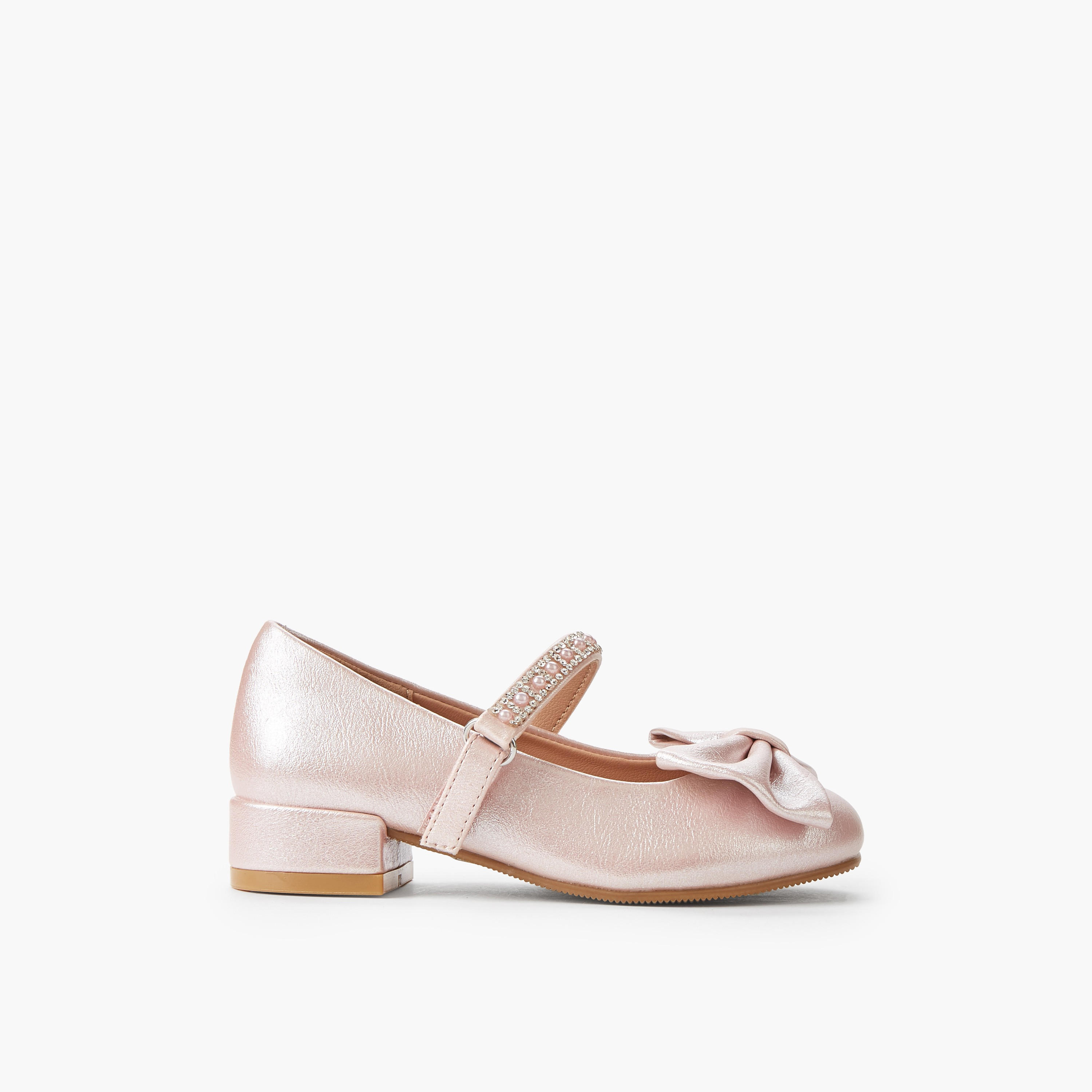 حذاء ماري جين مزين بفيونكة للبنات من سيليست-girls-shoes-maryjanes-image-3