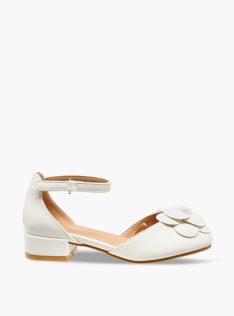 Celeste Girls Block Heel Ankle Strap Shoes-girls-shoes-sandals-image-3