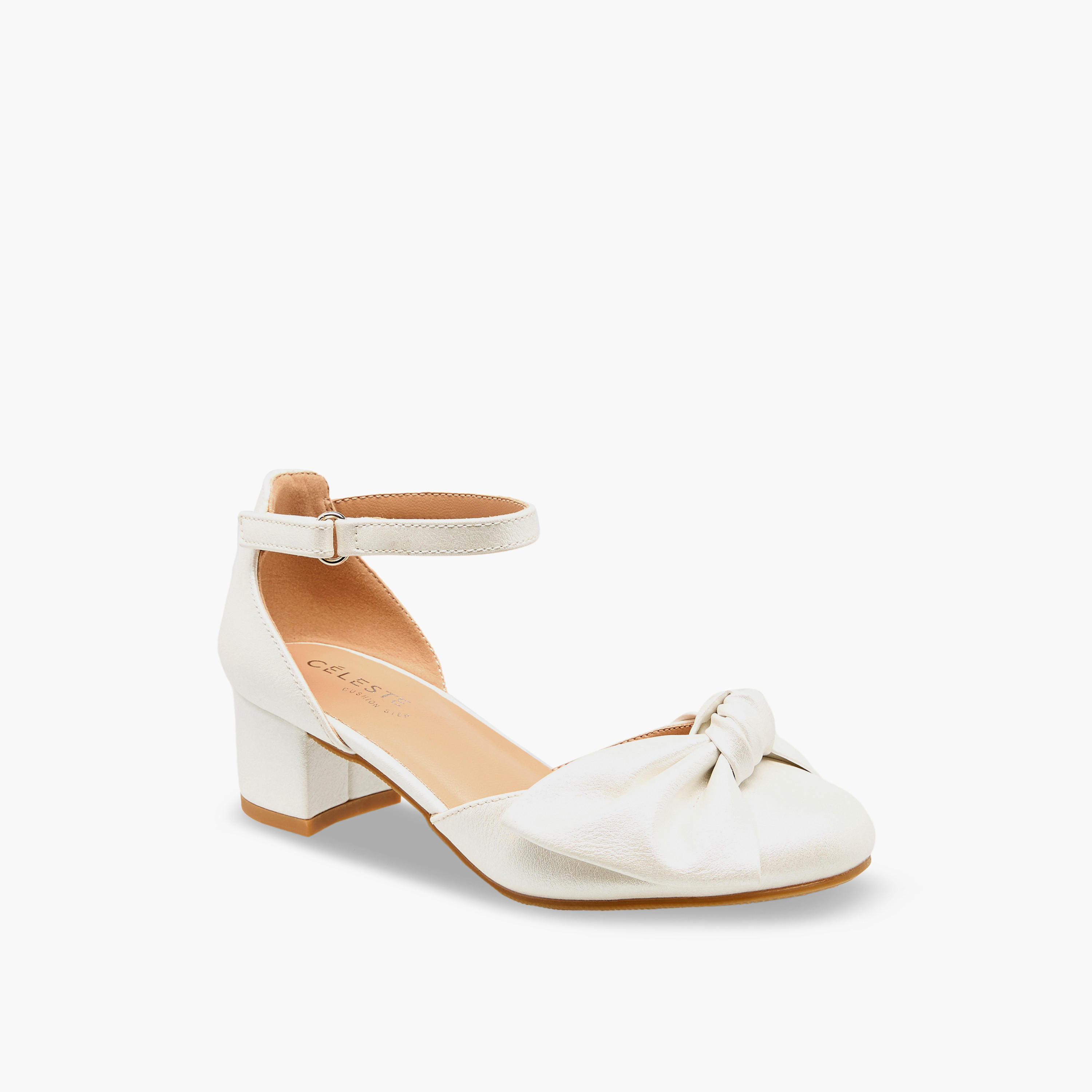 حذاء بحزام على الكاحل وكعب سميك للبنات من سيليست-girls-shoes-sandals-image-2