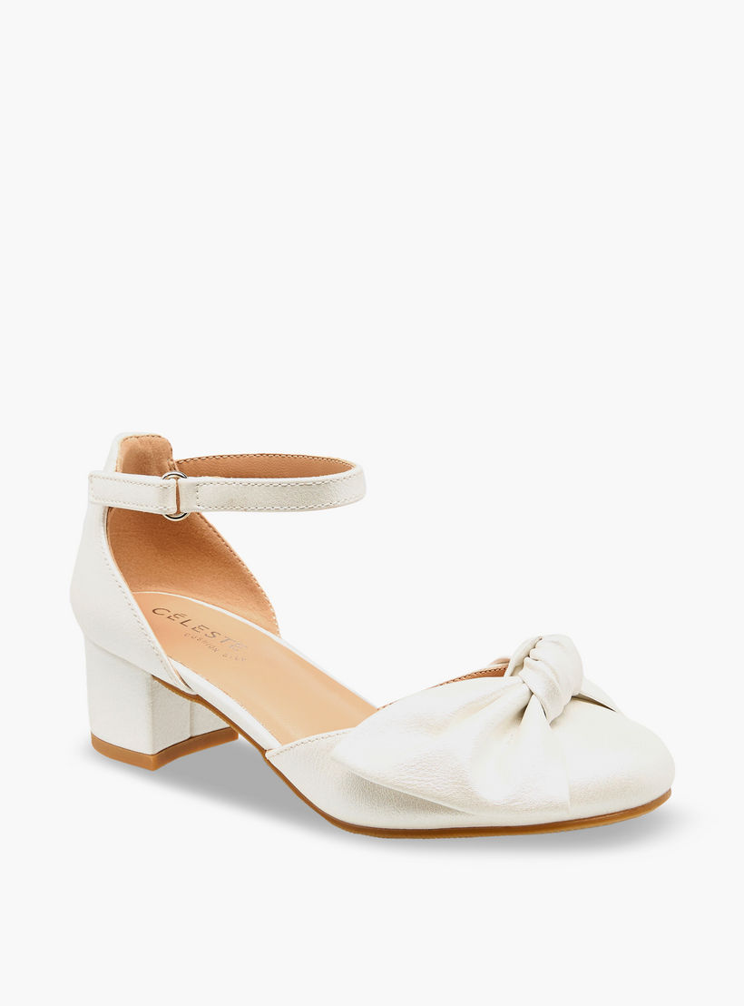 حذاء بحزام على الكاحل وكعب سميك للبنات من سيليست-girls-shoes-sandals-image-2