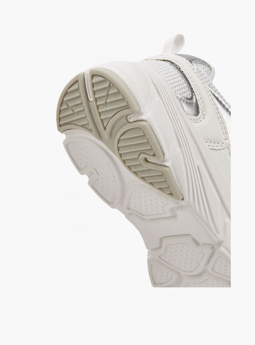 Lee Cooper Girls Panelled Hook and Loop Sneakers-girls-shoes-sneakers-image-5