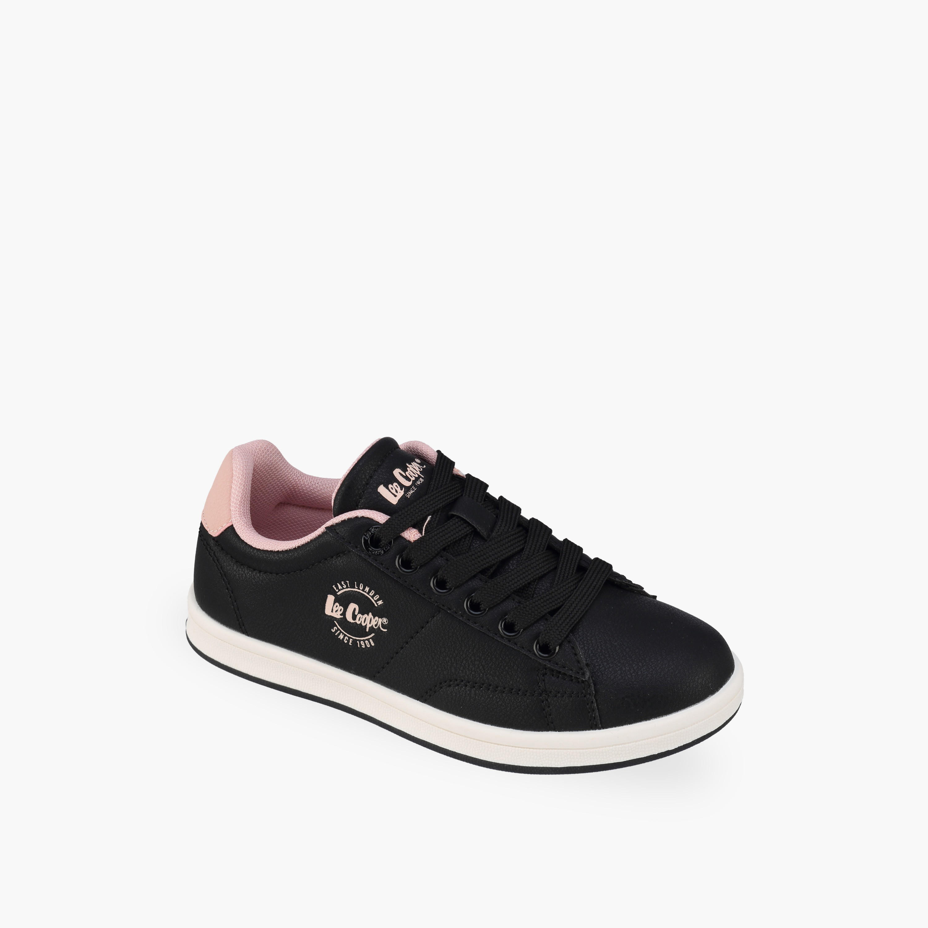 Lee Cooper Girls Lace-Up Ankle Sneakers-girls-shoes-sneakers-image-2