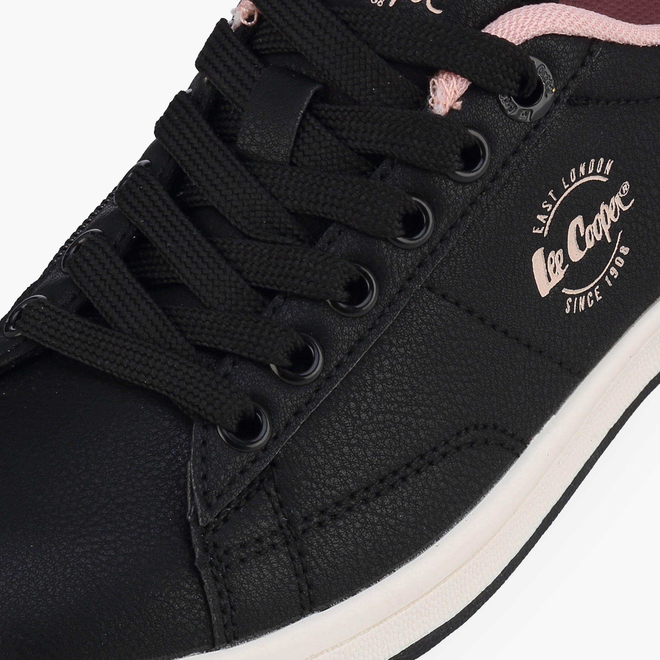 Lee Cooper Girls Lace-Up Ankle Sneakers-girls-shoes-sneakers-image-4