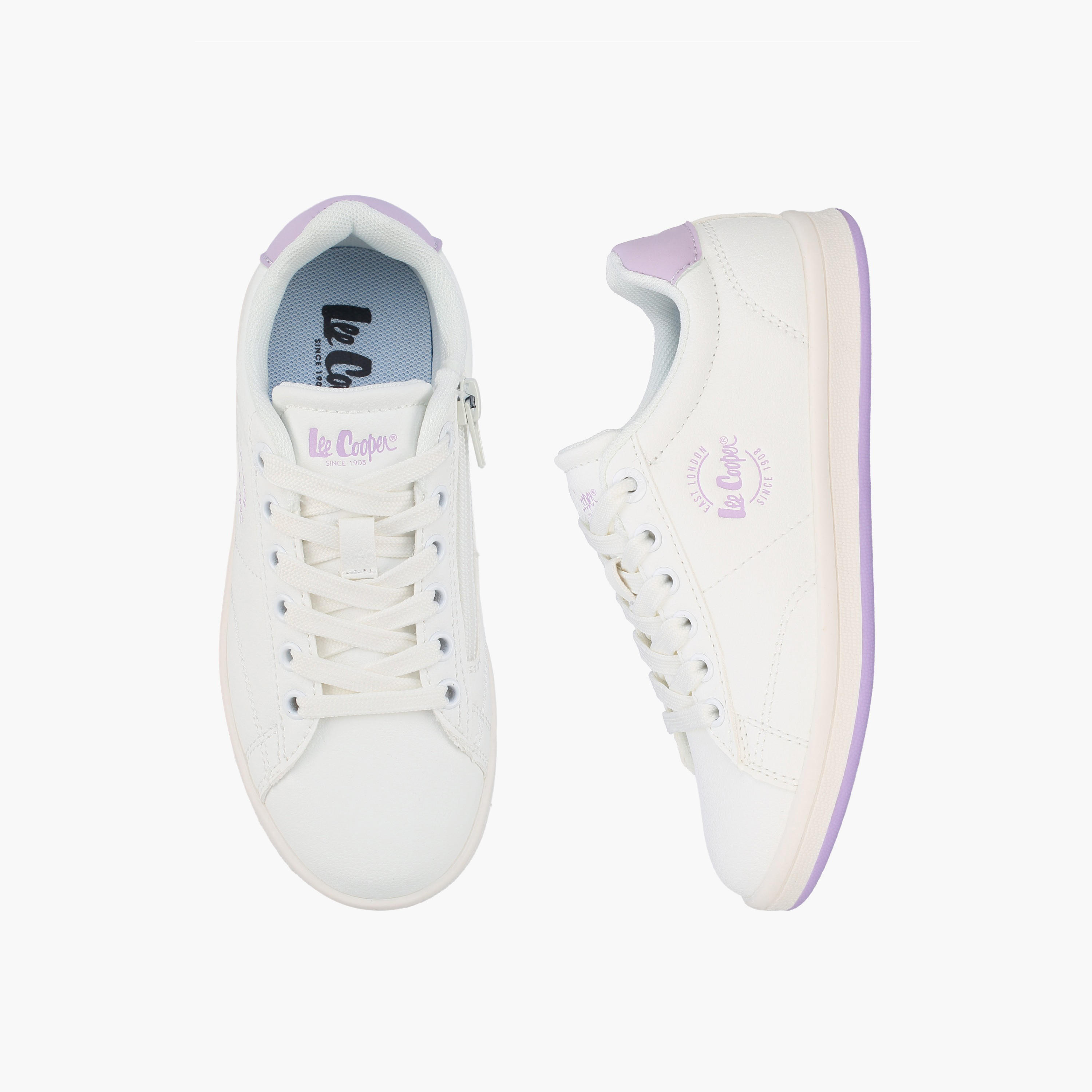 Lee Cooper Girls Lace-Up Ankle Sneakers-girls-shoes-sneakers-image-1