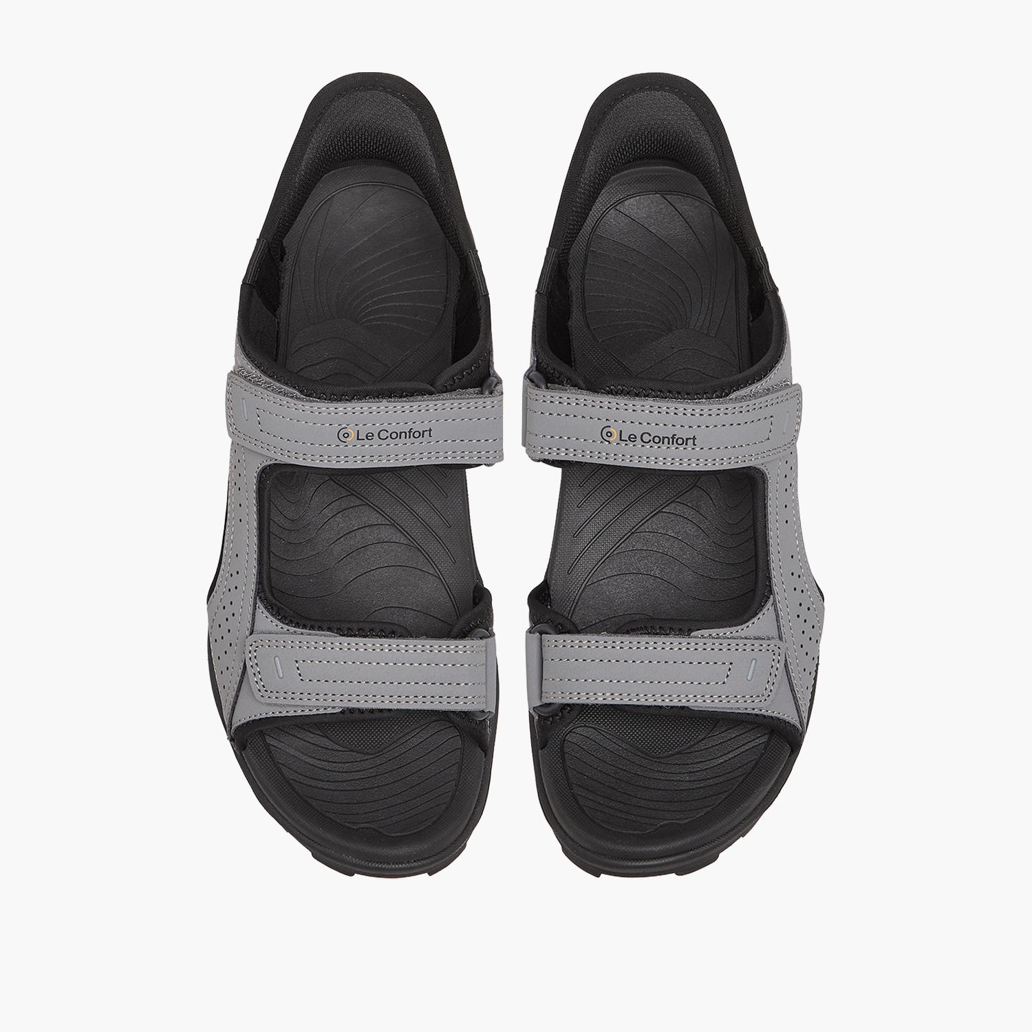 Le Confort Men Hook & Loop Comfort Sandals-men-shoes-sandals-image-1