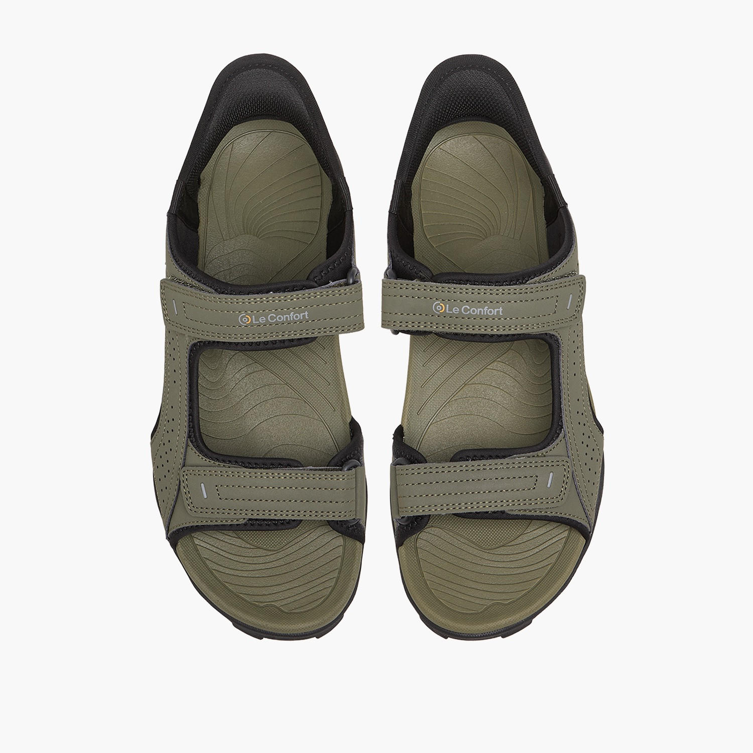 Le Confort Men Hook & Loop Comfort Sandals-men-shoes-sandals-image-1
