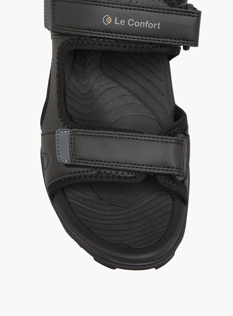 Le Confort Men Double Strap Hook & Loop Sandals-men-shoes-sandals-image-3