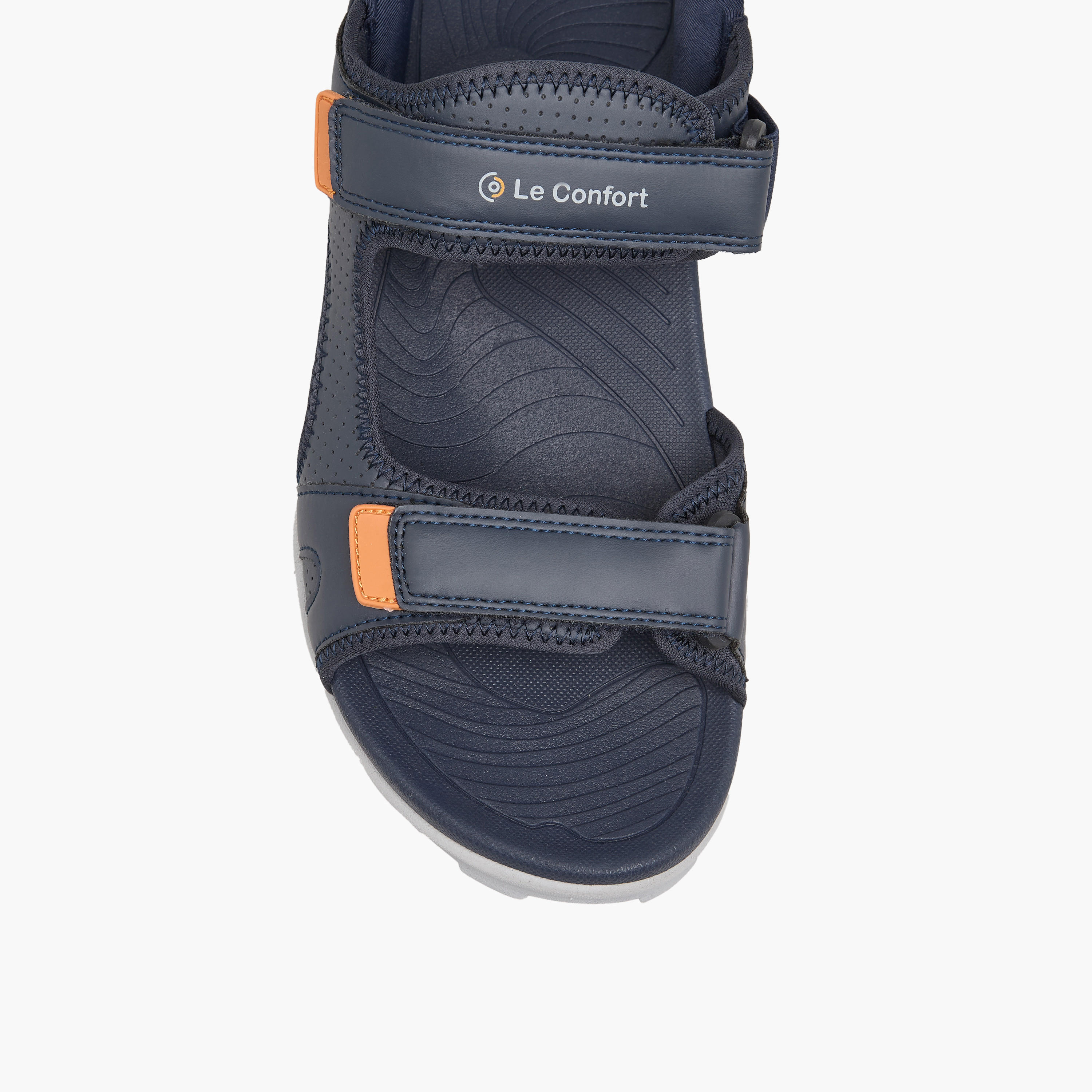 Le Confort Men Double Strap Hook & Loop Sandals-men-shoes-sandals-image-3