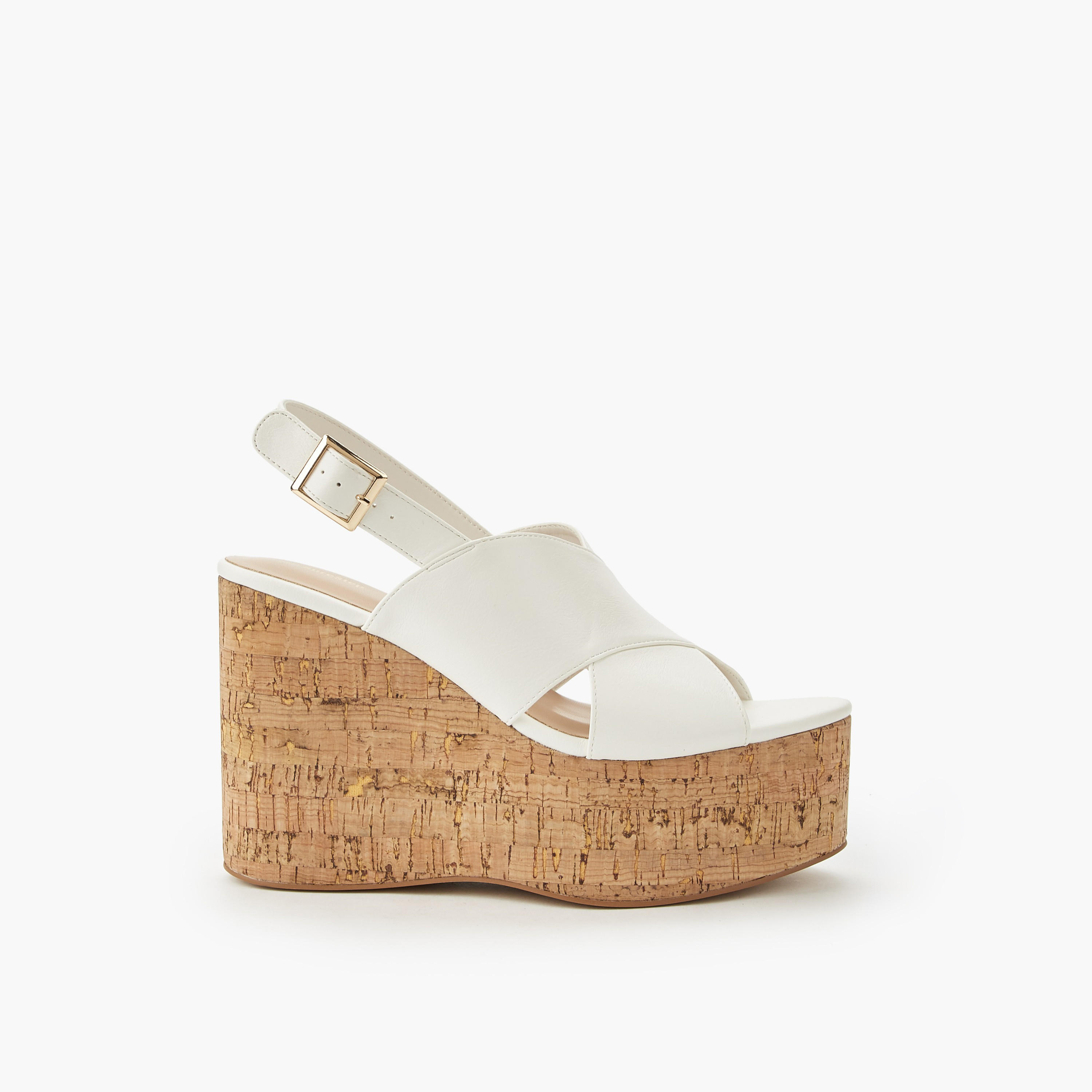 صندل خفيف الوزن بكعب ويدج وتفاصيل إبزيم للنساء من شورستيب-women-shoes-sandals-heeled-image-3