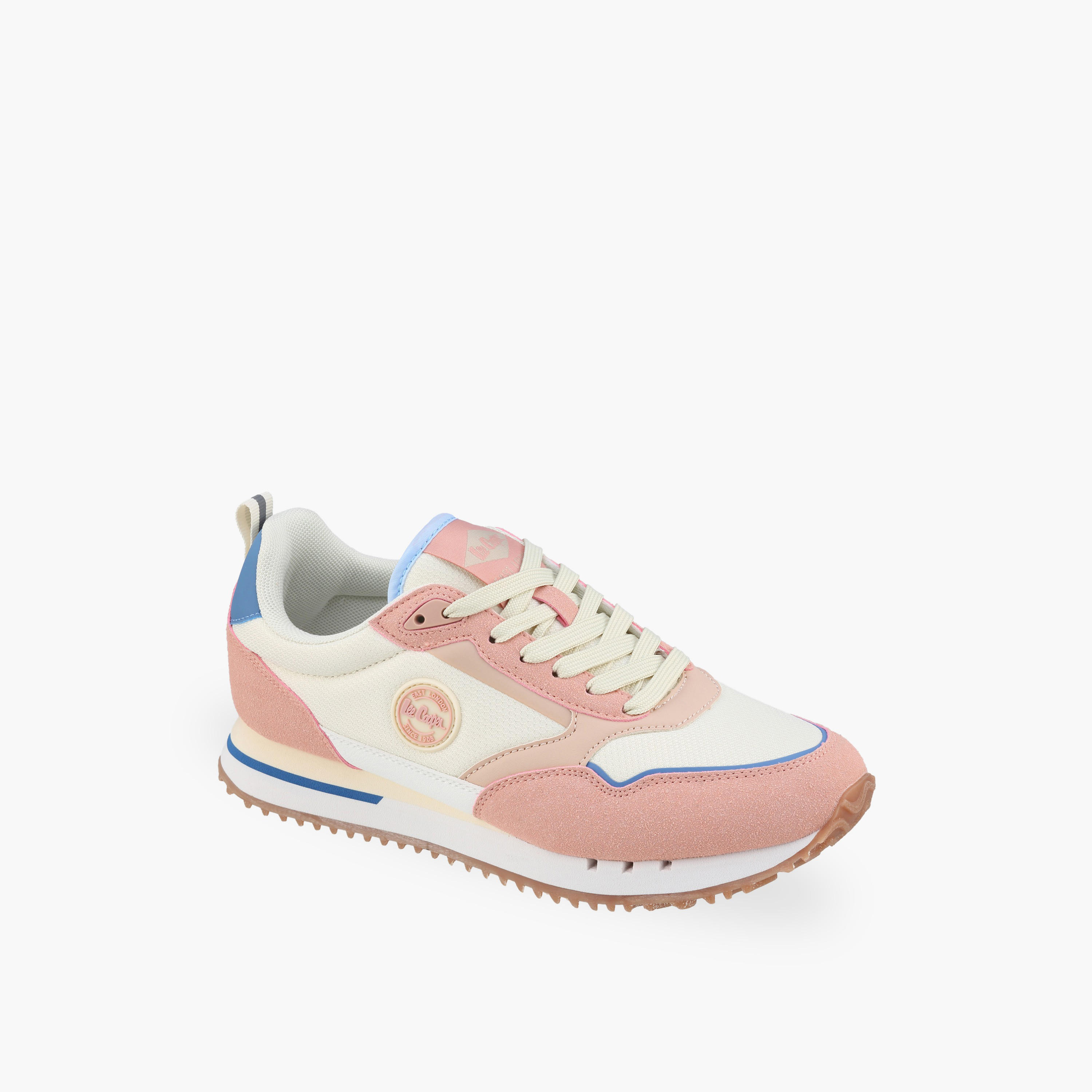 حذاء سنيكرز كاحل بقوالب ملونة ورباط للنساء من لي كوبر-women-shoes-sneakers-image-2