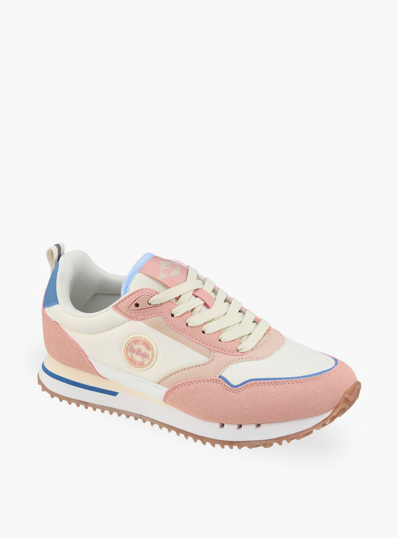 حذاء سنيكرز كاحل بقوالب ملونة ورباط للنساء من لي كوبر-women-shoes-sneakers-image-2