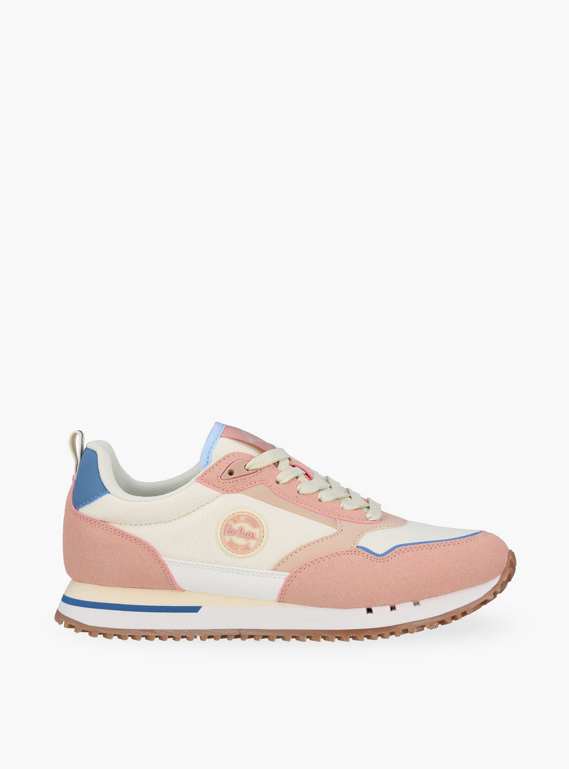 حذاء سنيكرز كاحل بقوالب ملونة ورباط للنساء من لي كوبر-women-shoes-sneakers-image-3