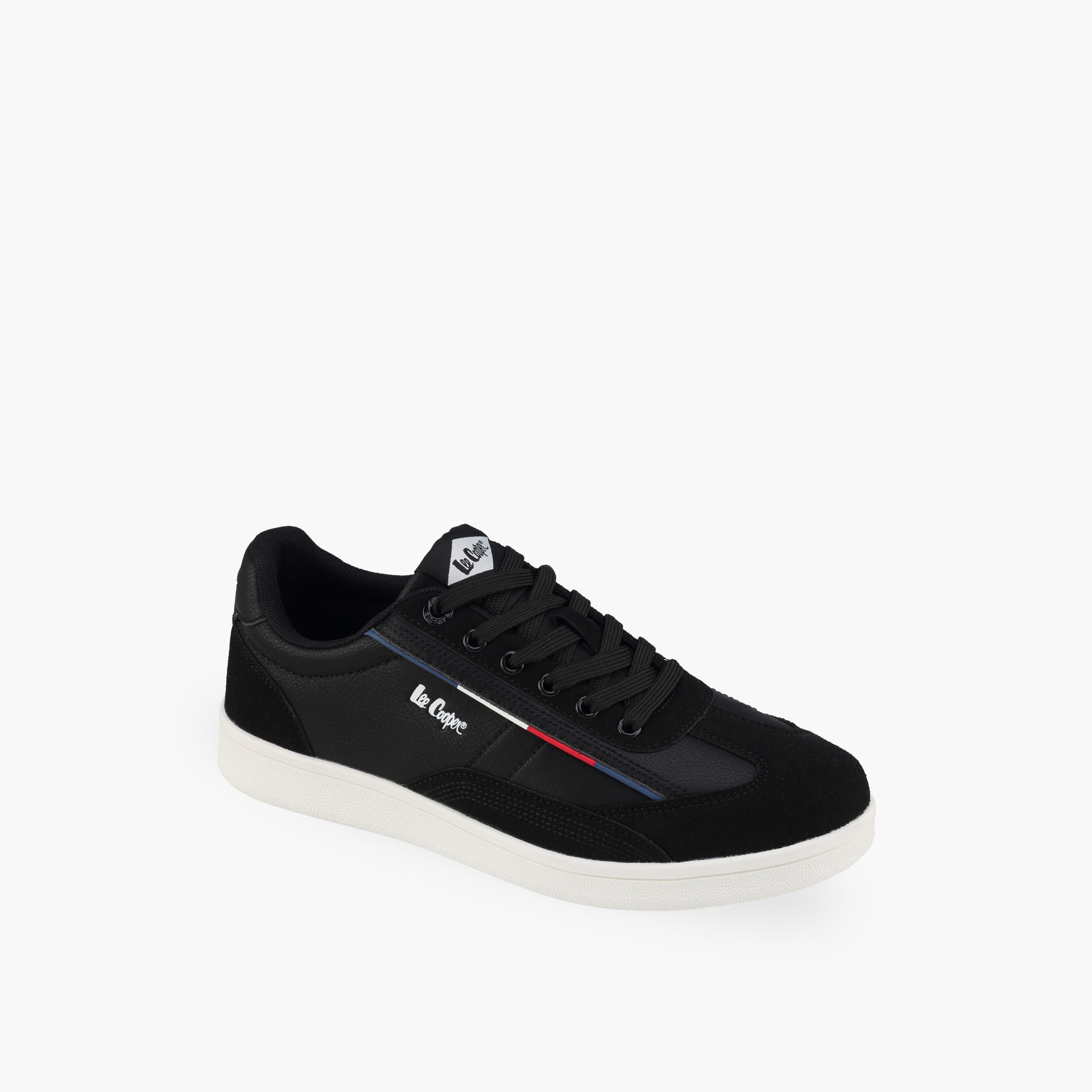 Lee Cooper Women Logo Print Lace-Up Sneakers-women-shoes-sneakers-image-2