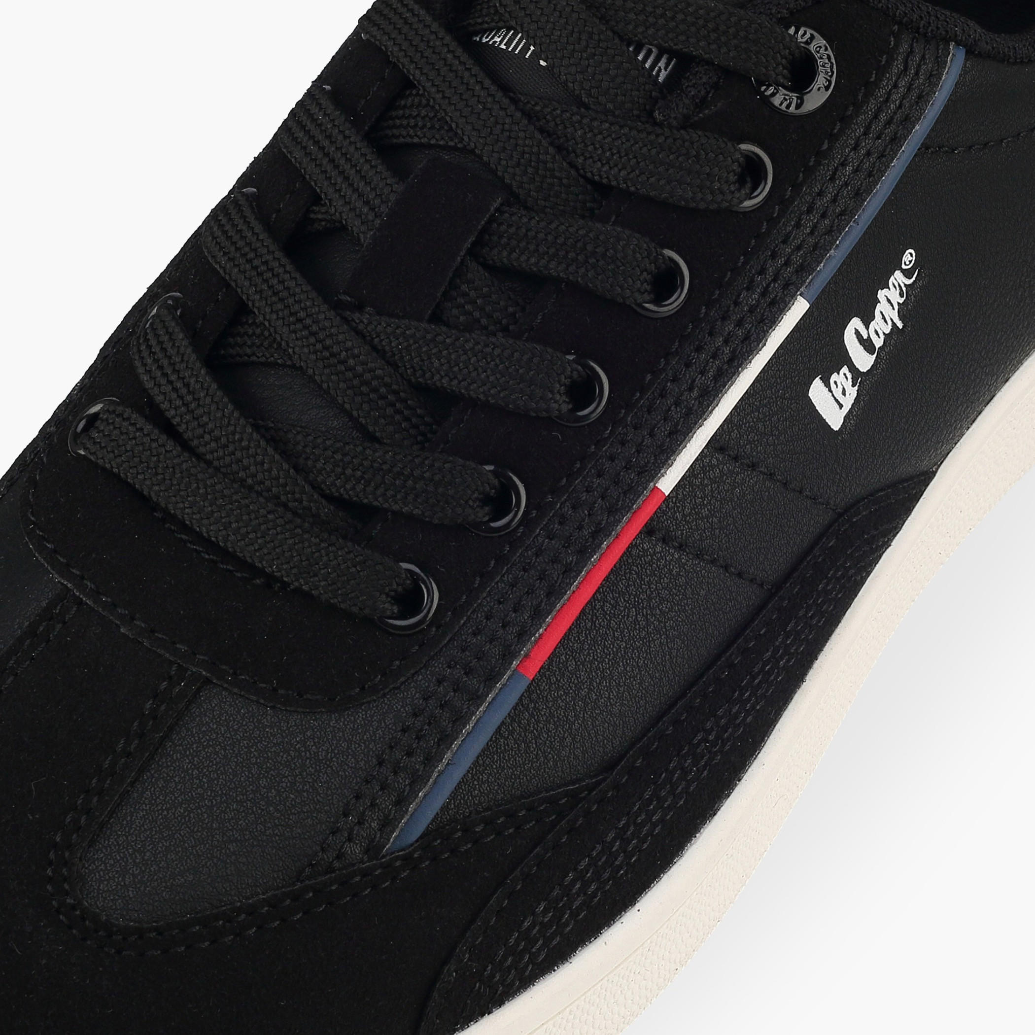 Lee Cooper Women Logo Print Lace-Up Sneakers-women-shoes-sneakers-image-4