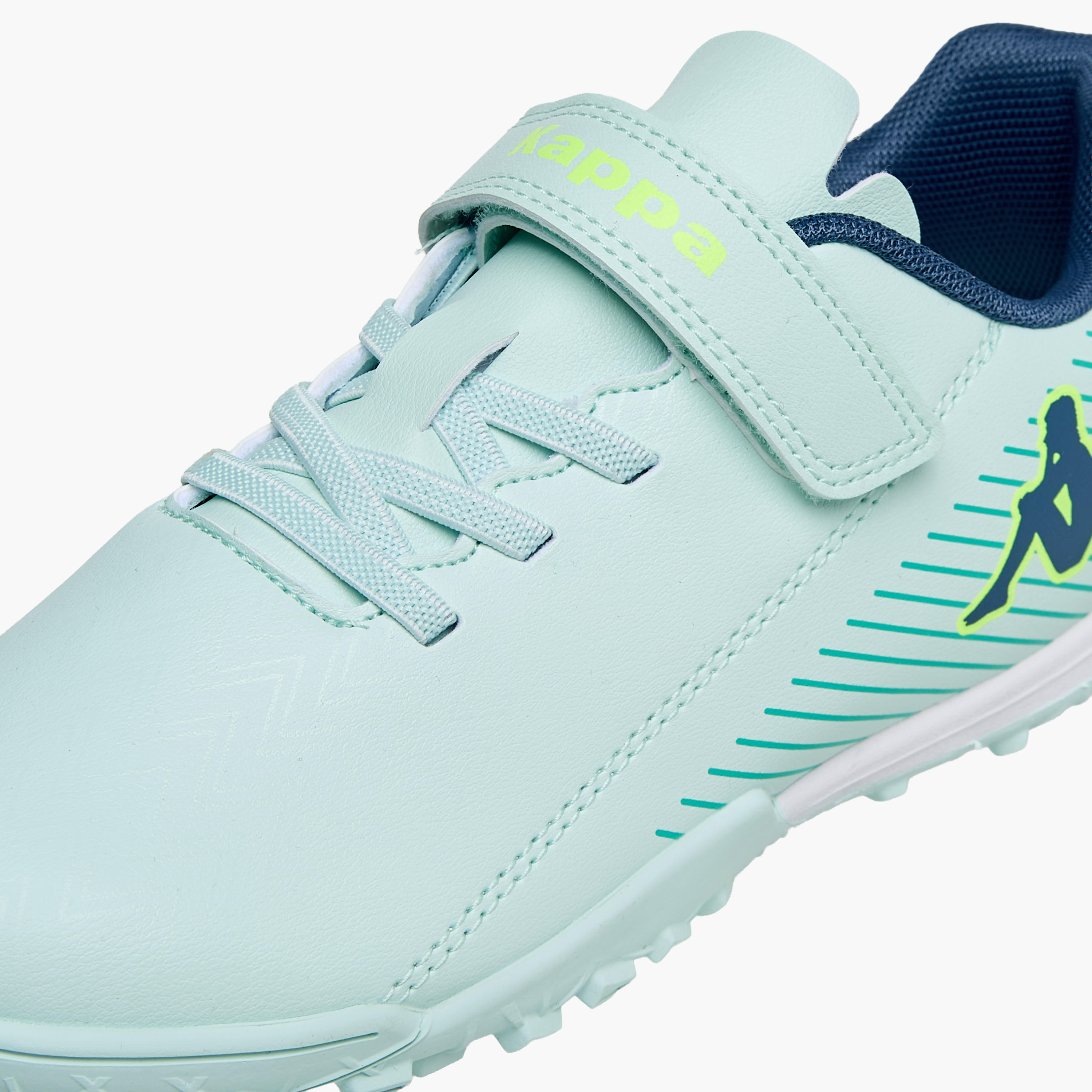Kappa Girls Hook & Loop Football Turf Shoes-sports-girls-shoes-image-4