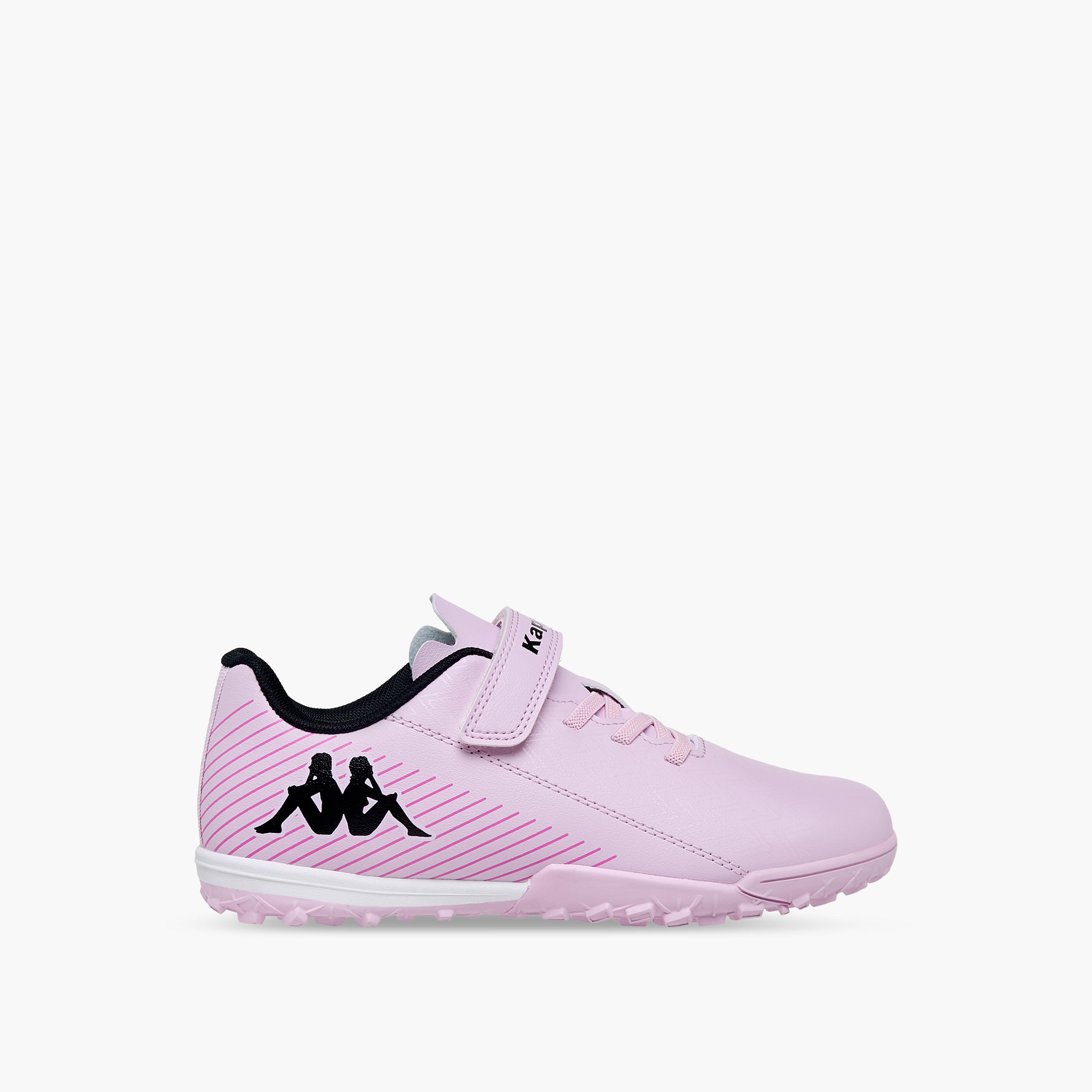 Kappa Girls Hook & Loop Football Turf Shoes-sports-girls-shoes-image-3