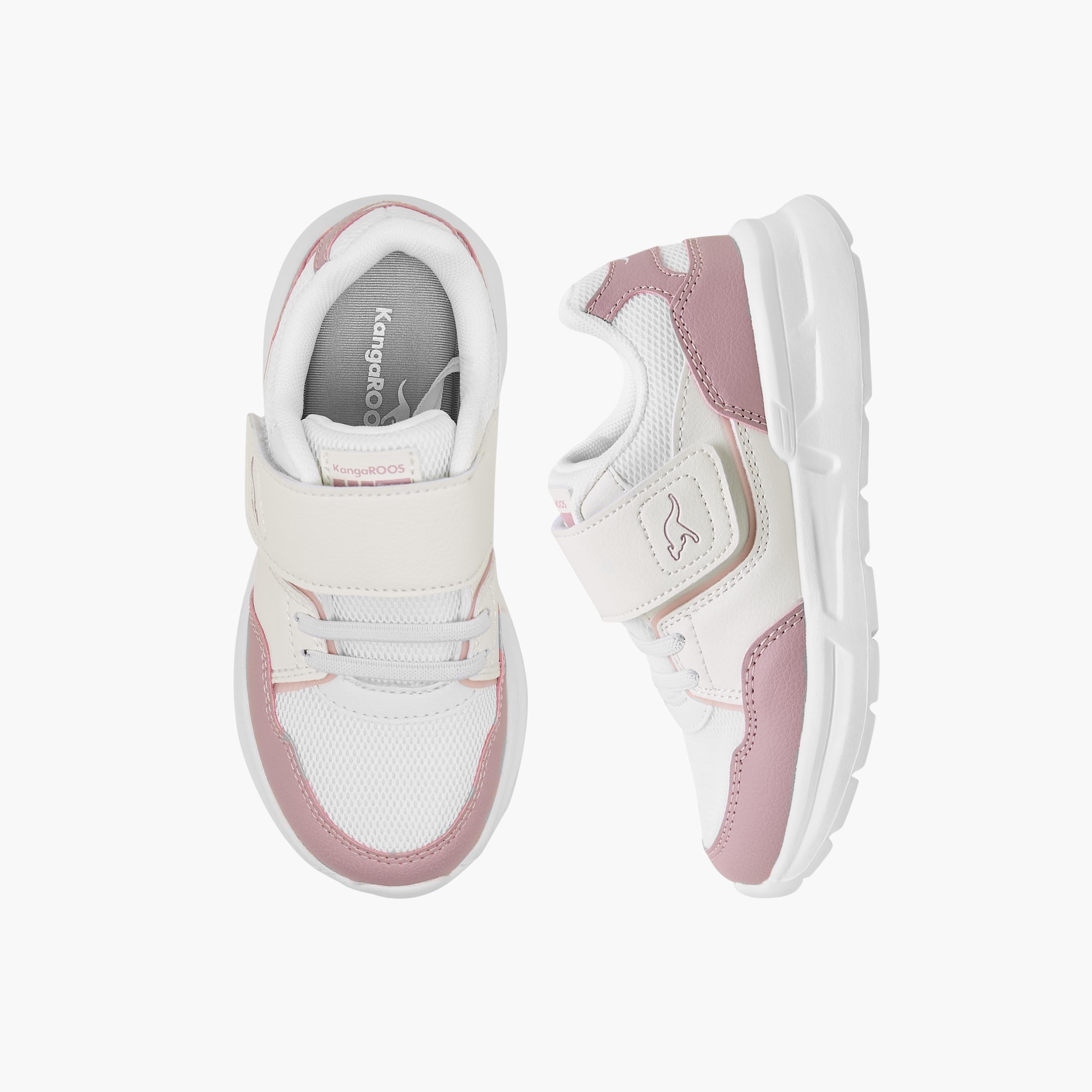 حذاء رياضي بشريط إغلاق لاصق للبنات من كانجاروز-girls-shoes-sports-image-1