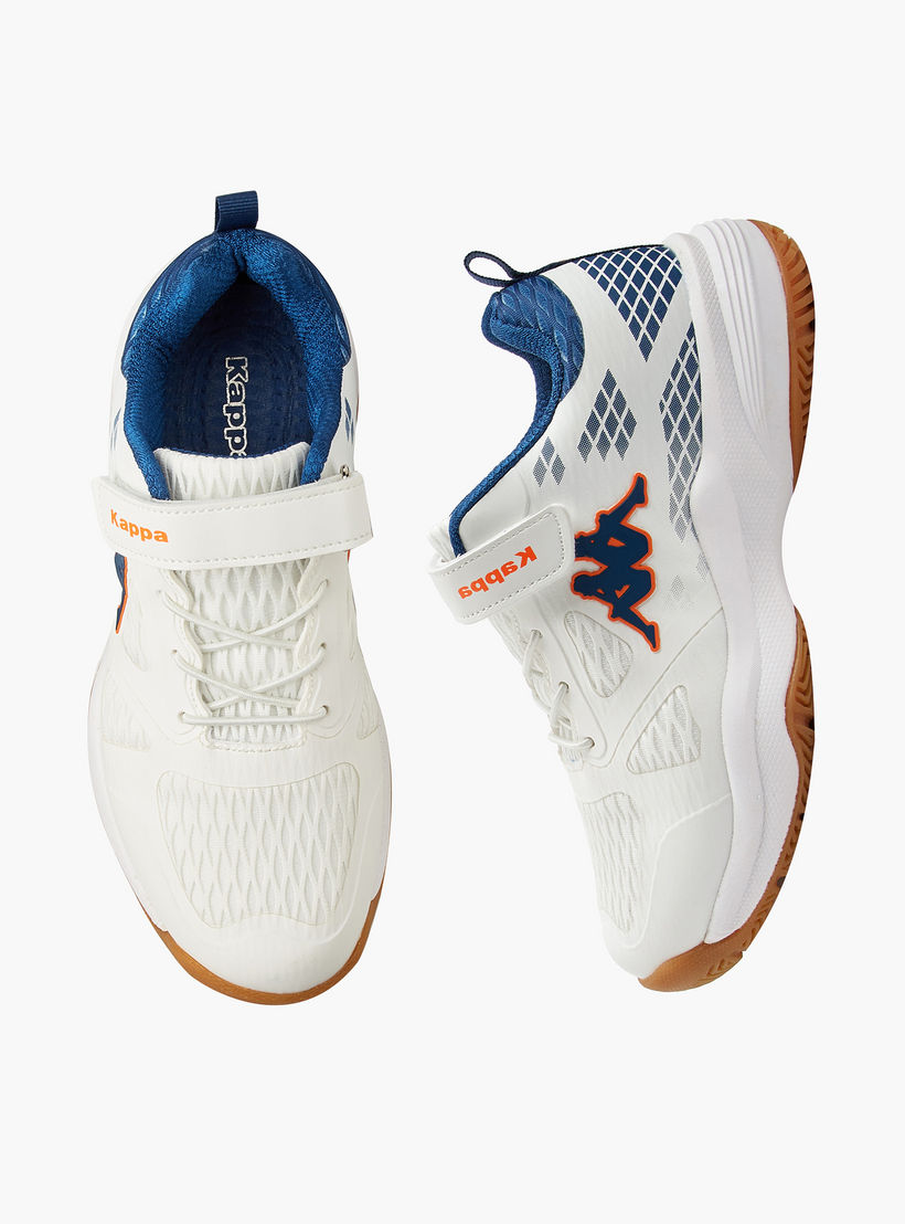 Kappa Boys' Hook and Look Closure Badminton Shoes-boys-shoes-sports-image-1