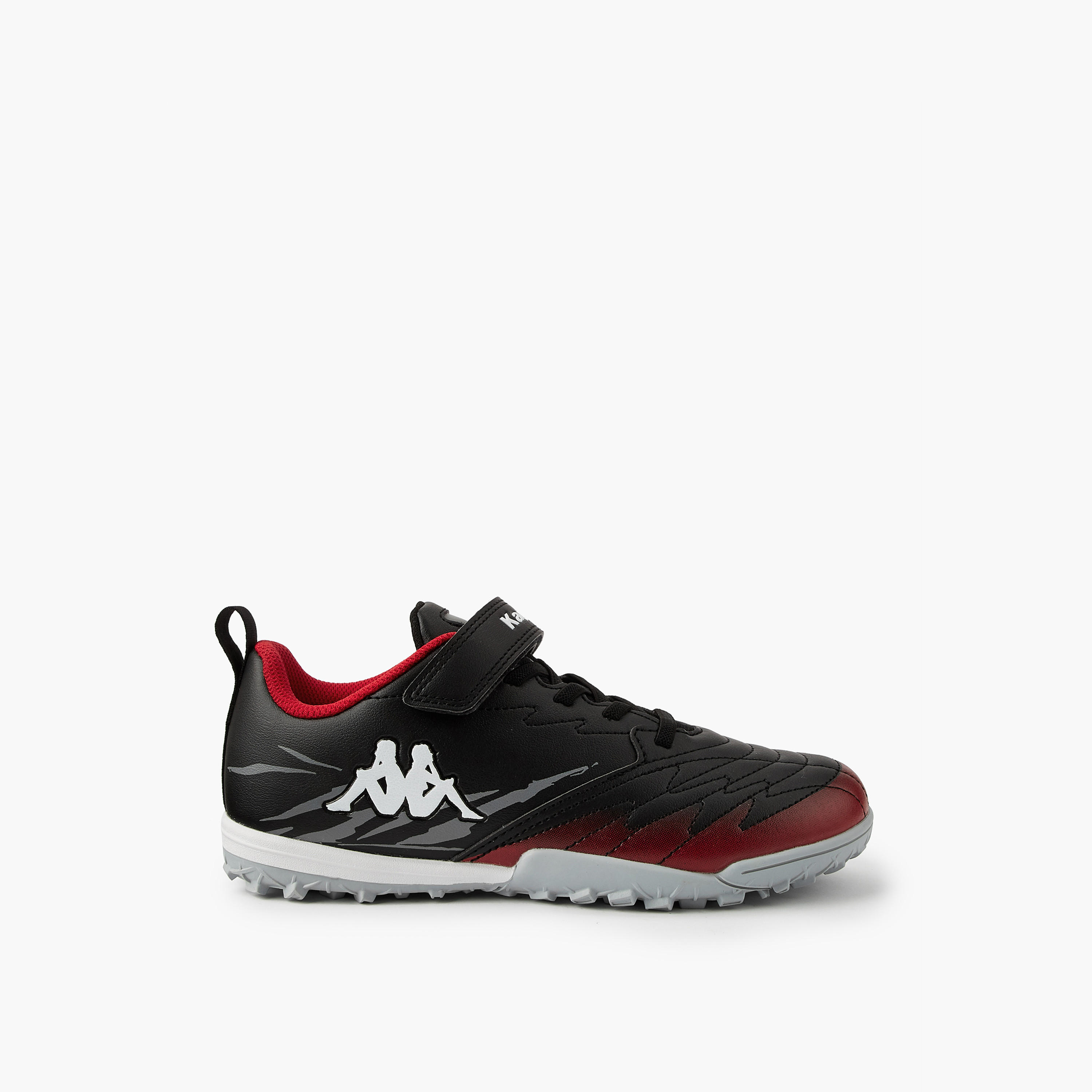 Kappa Kids Hook and Loop Football Turf Shoes with Pull Tab-sports-boys-shoes-image-2