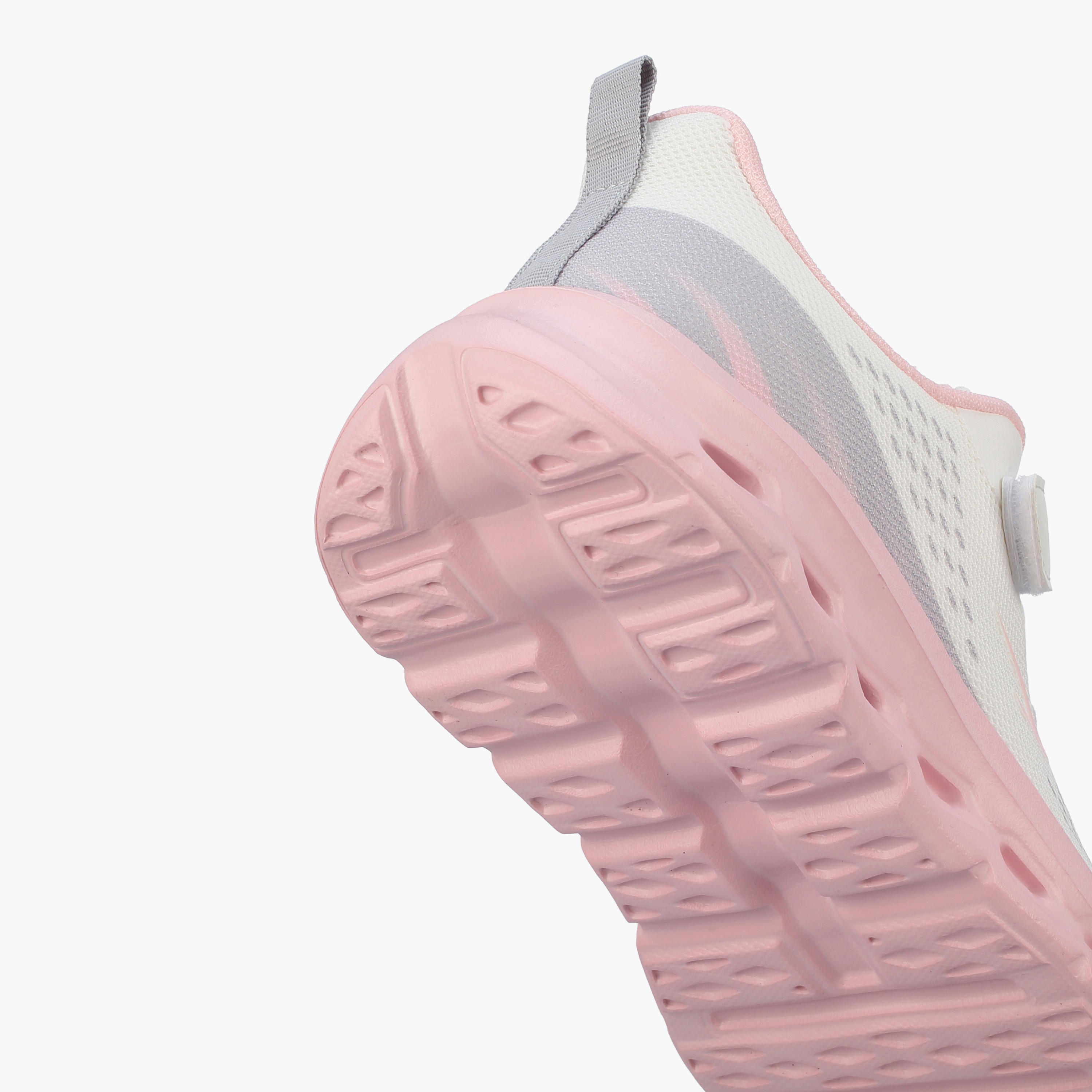 Dash Girls Hook & Loop Sports Shoes-sports-girls-shoes-image-5
