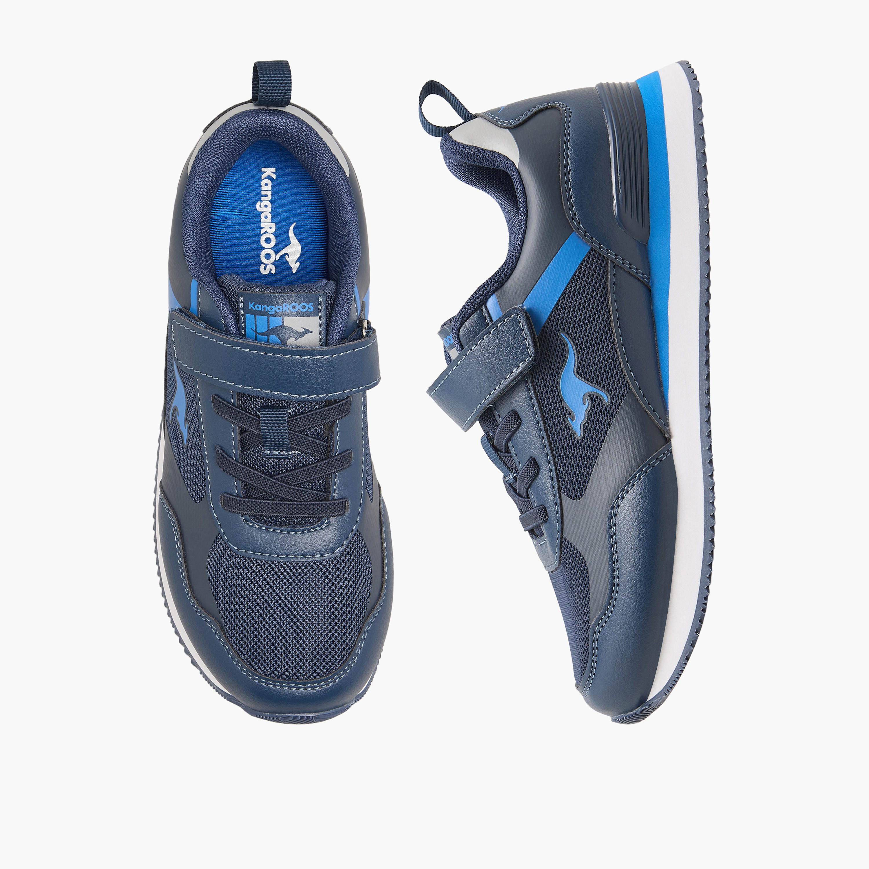حذاء رياضي للفتيات بشريط لاصق من كانجاروز-girls-shoes-sneakers-image-1