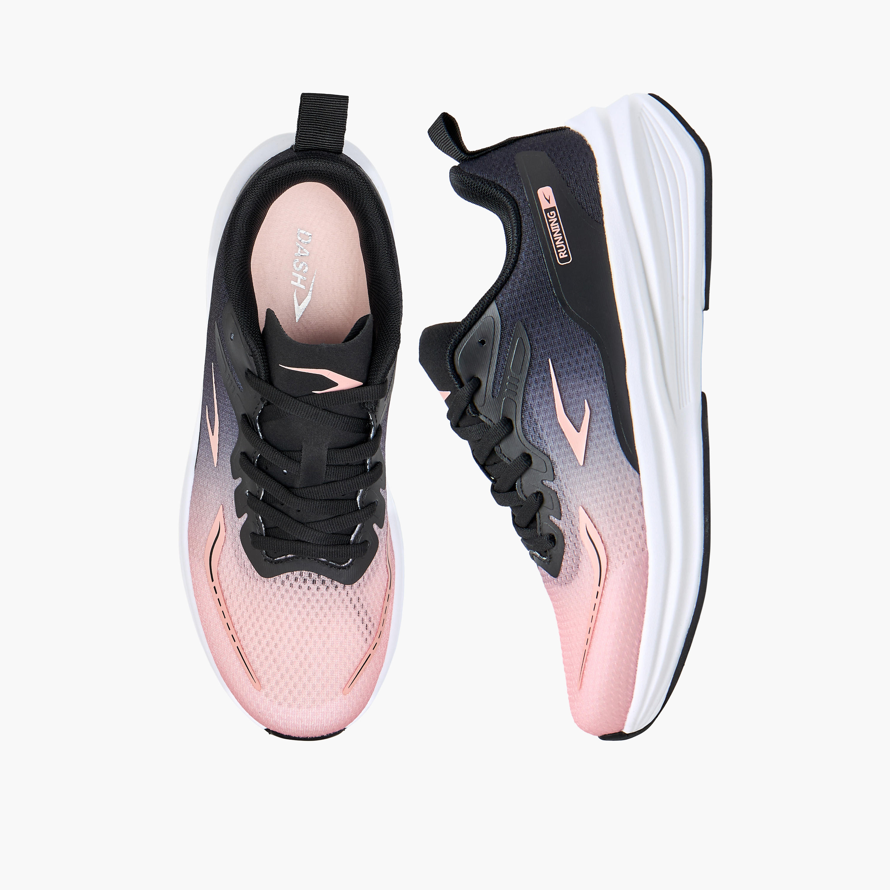 Dash Women Ombre Lace-Up Running Shoes-sports-women-shoes-image-1
