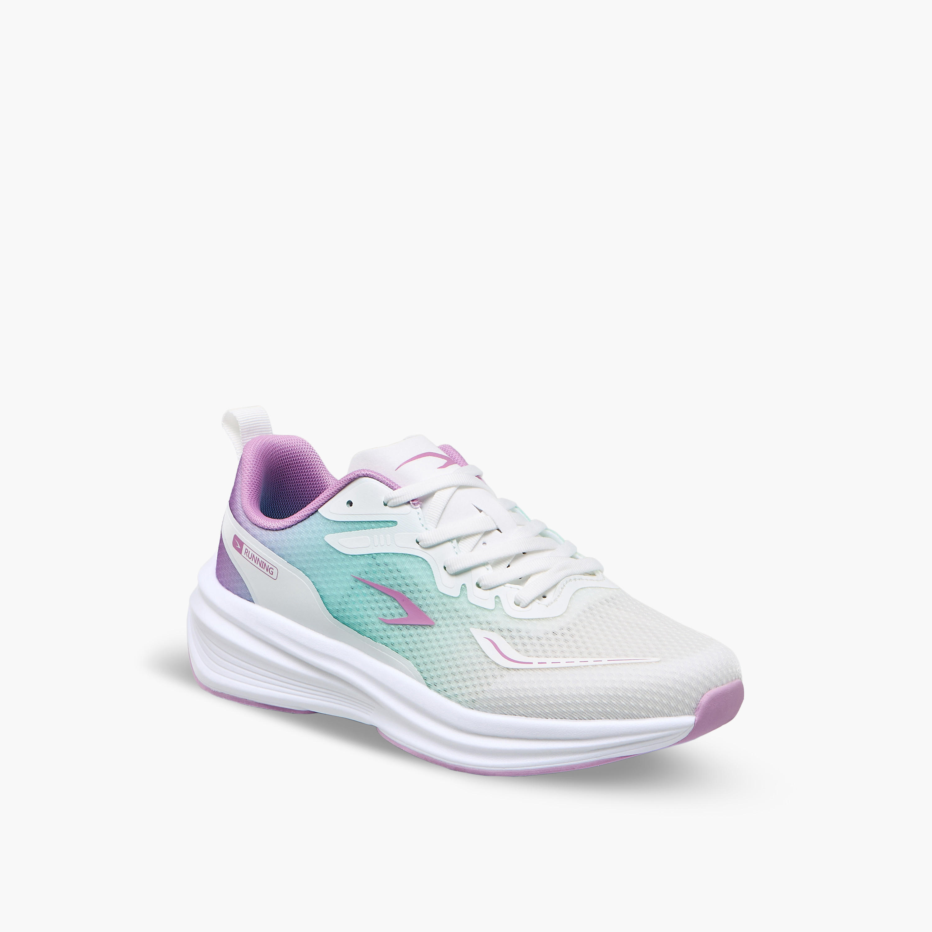 Dash Women Ombre Lace-Up Running Shoes-sports-women-shoes-image-2
