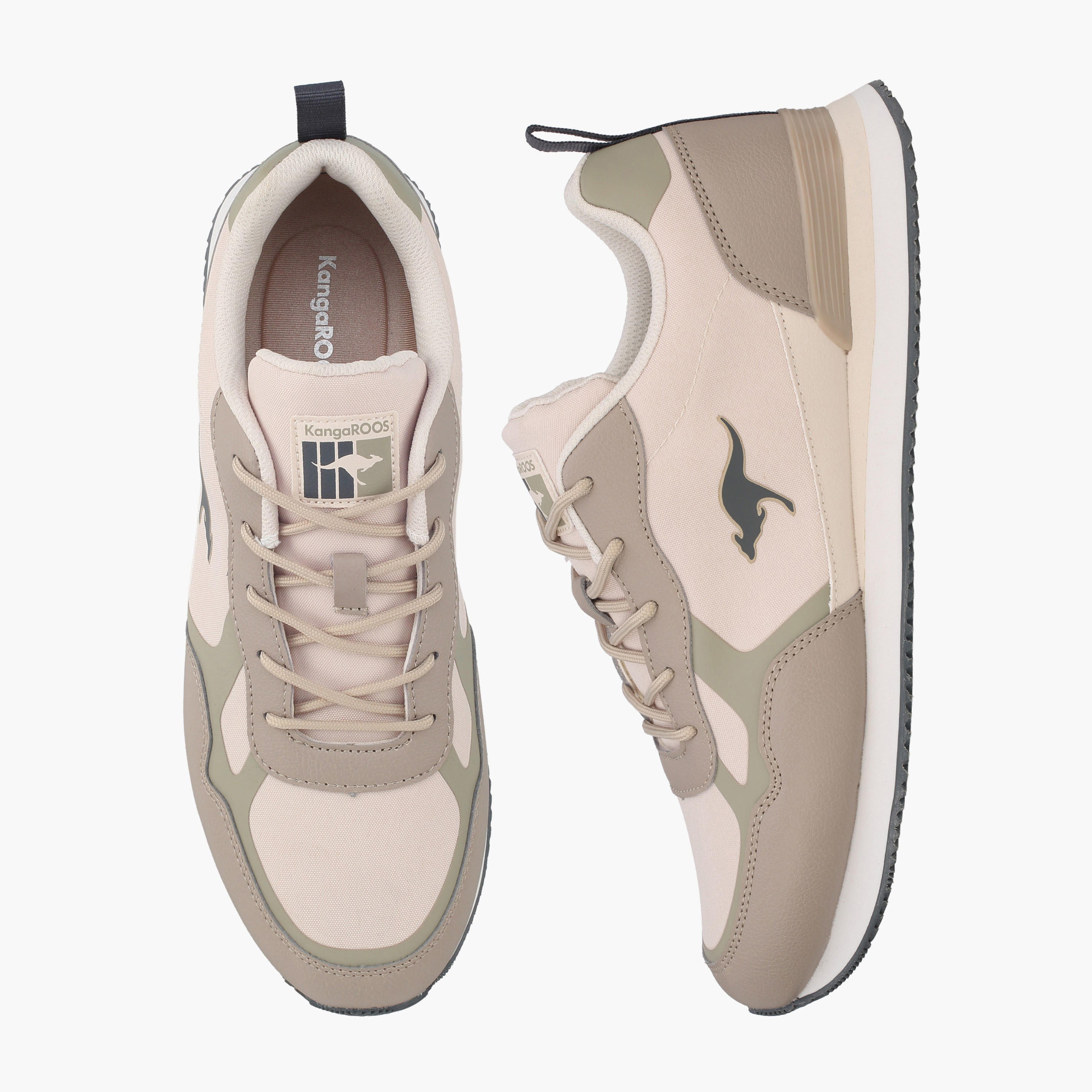 KangaROOS Men Panelled Lace-Up Sports Shoes-men-shoes-sneakers-image-1