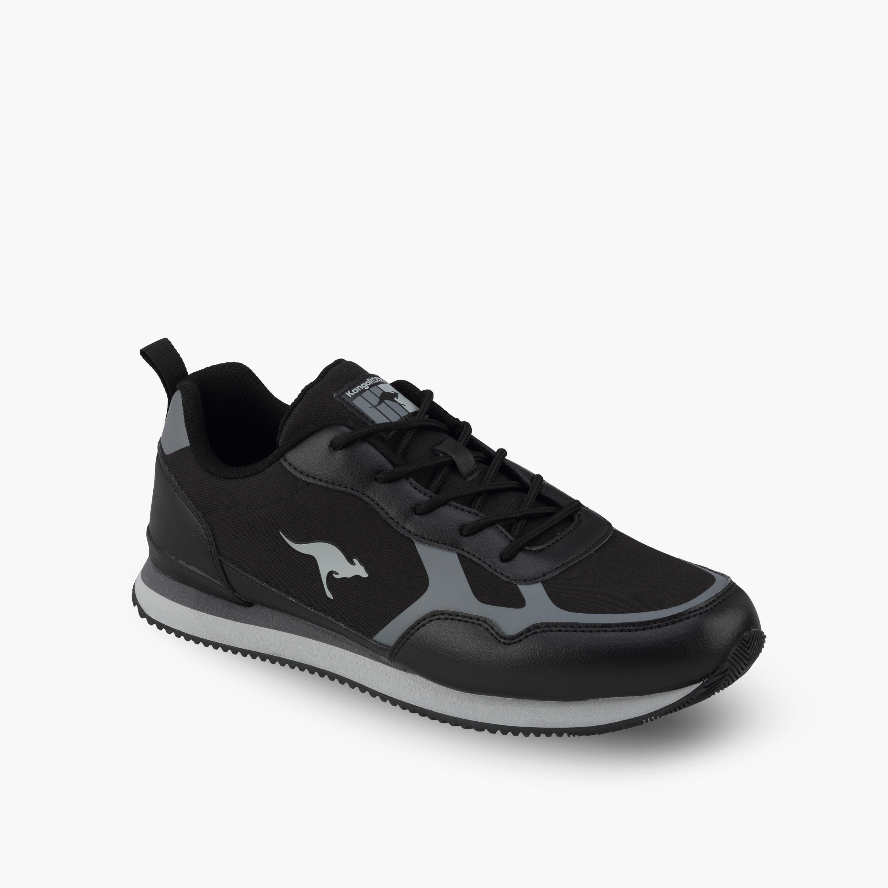 KangaROOS Men Panelled Lace-Up Sports Shoes-men-shoes-sneakers-image-2